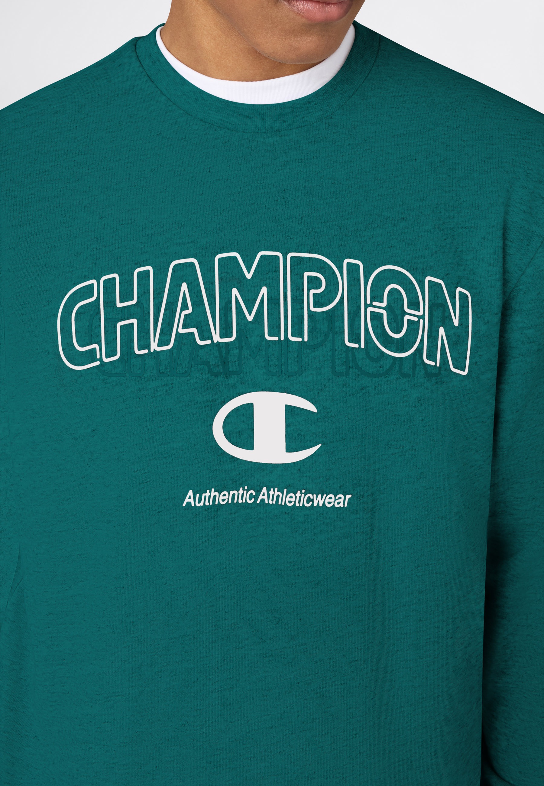 Thumbnail - Champion Sweatshirt "Graphic Terry Crewneck Sweatshirt", sportlicher Schnitt, für Sportmode und Freizeit, Rundhalsaussch...