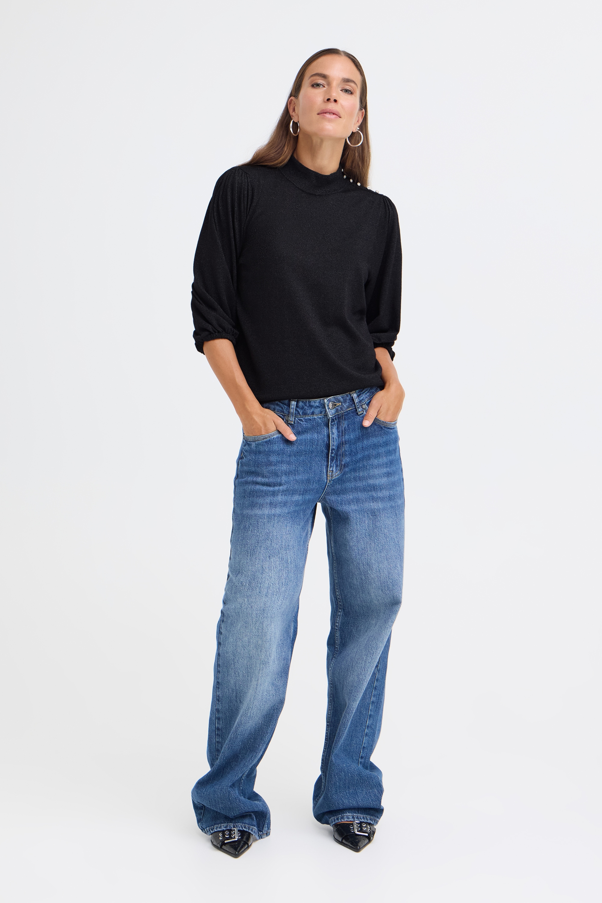 Pulz Jeans Langarmbluse »Pulz Jeans Bluse langarm PZFIONA«