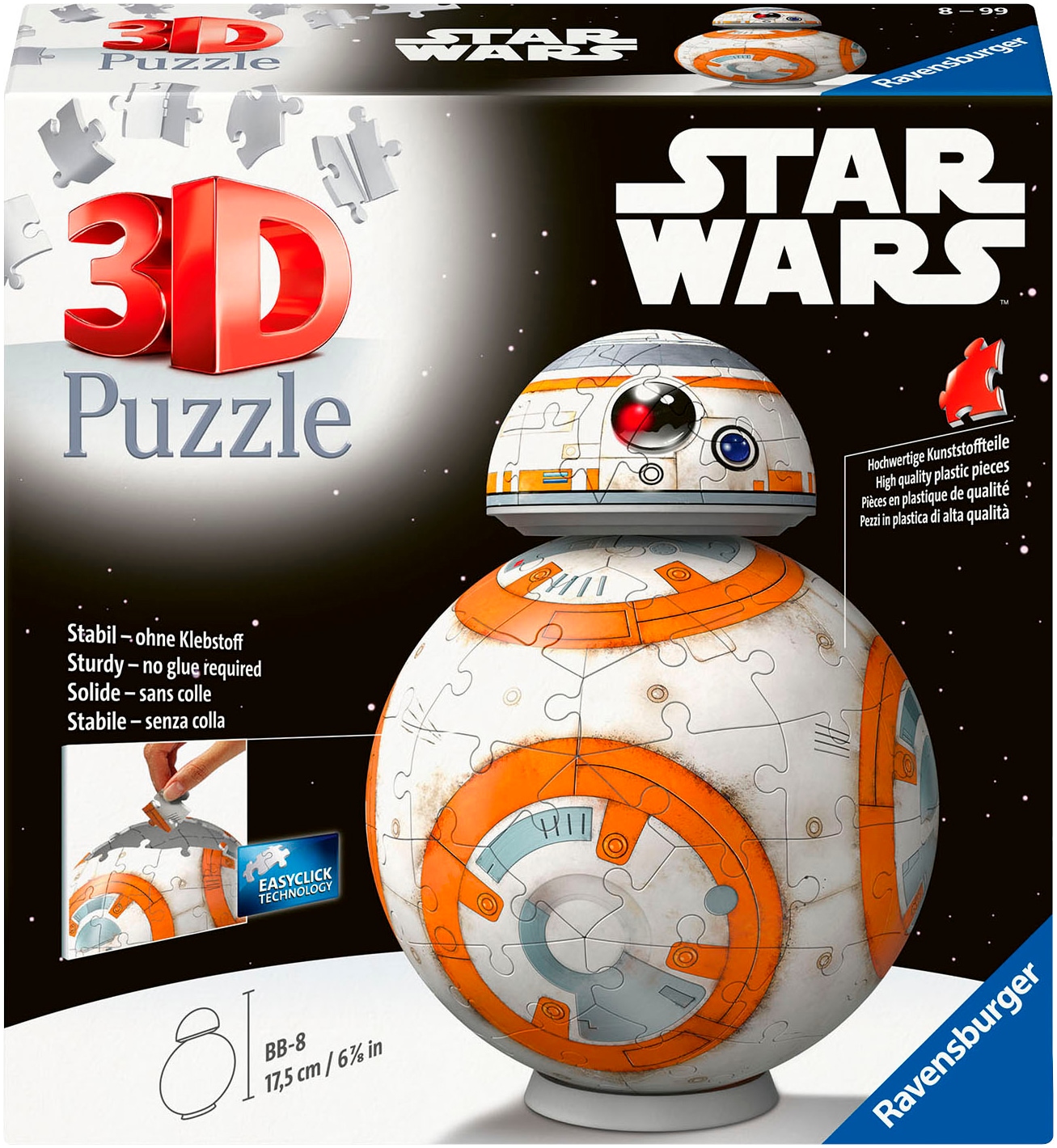 3D-Puzzle »Star Wars BB-8«, Made in Europe; FSC® - schützt Wald - weltweit