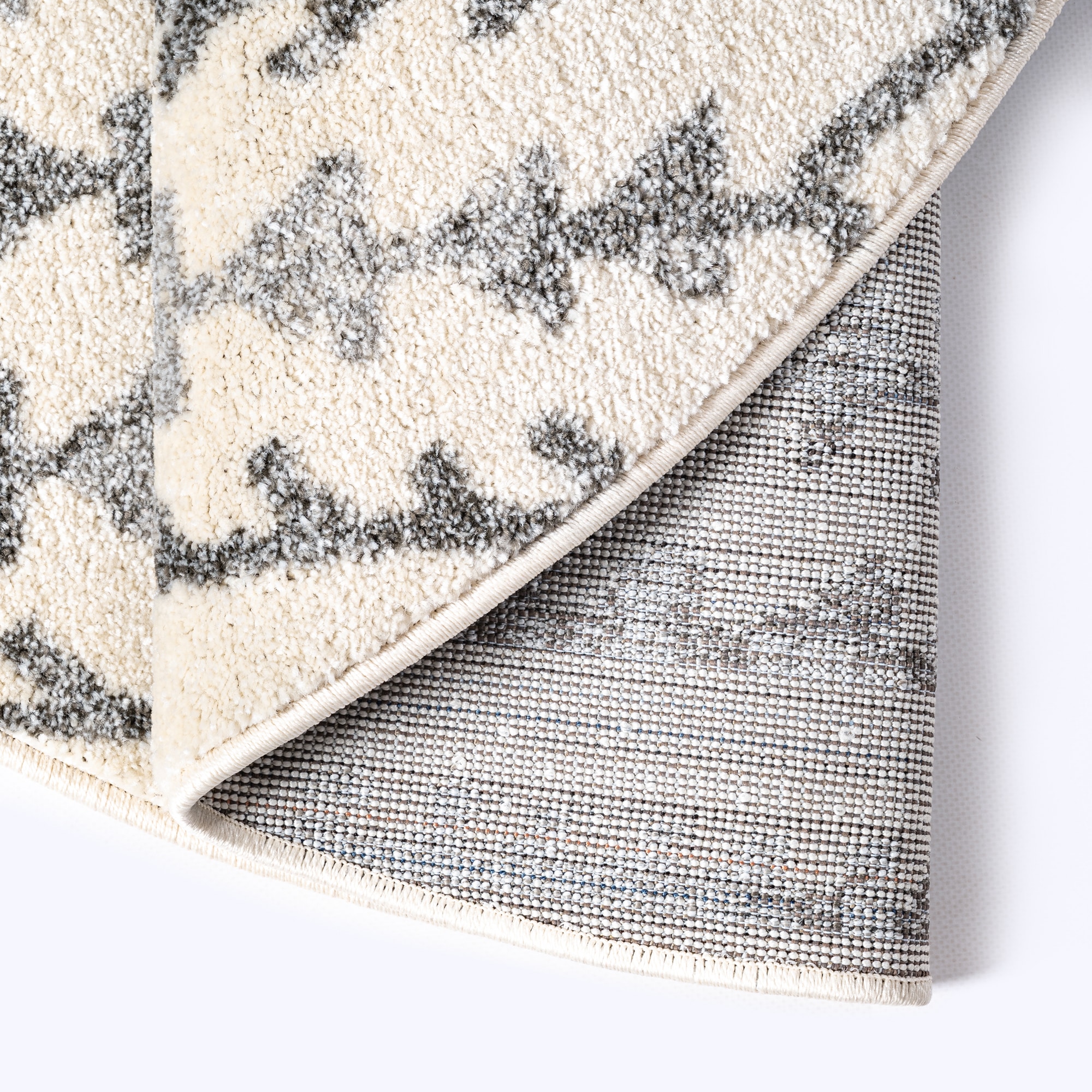 Sanat Teppich »Boho 8204« rund 10 mm Höhe Kurzflor, robust, Boho, Scandic, für Fussbodenheizung geeignet