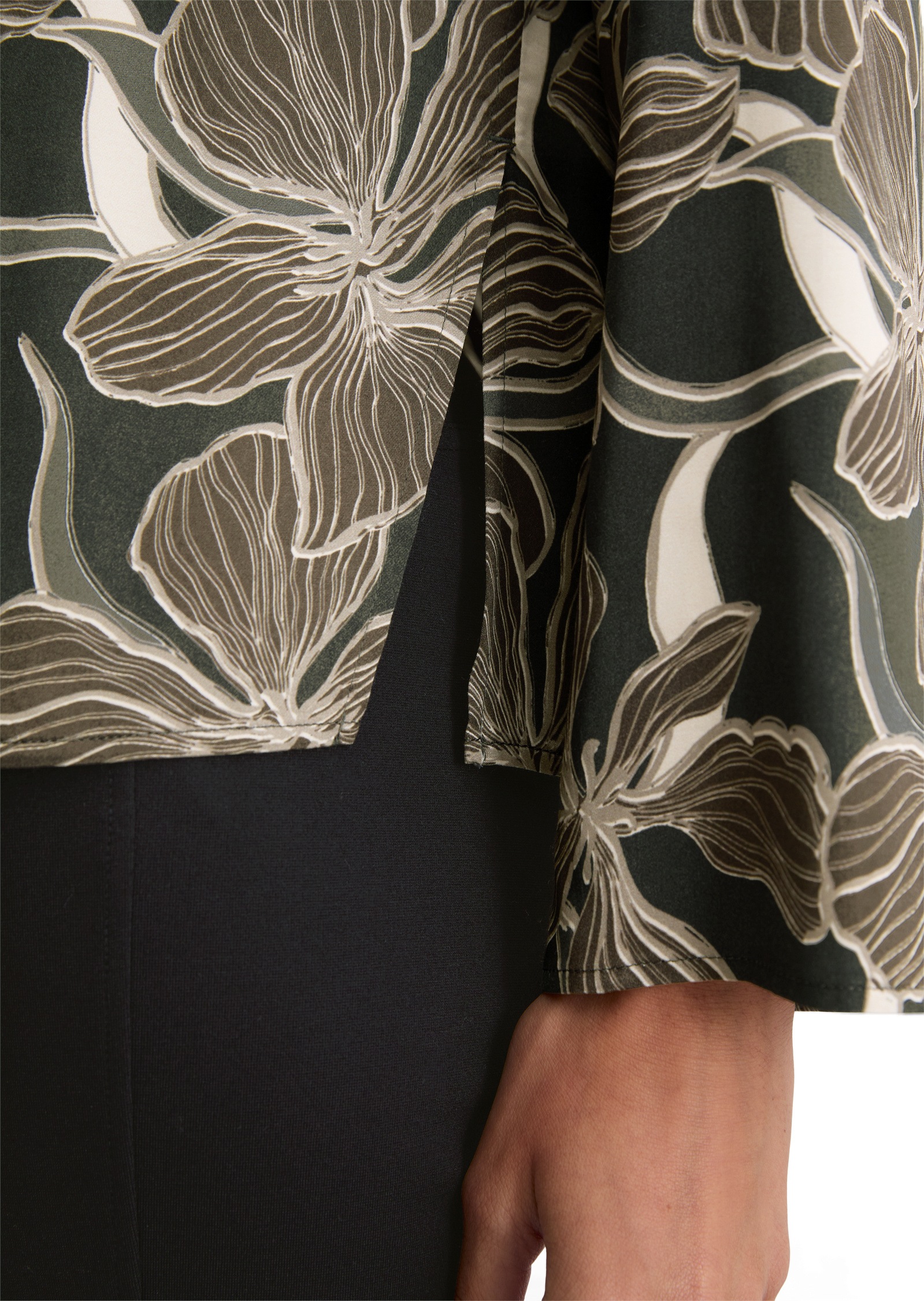 Marc O'Polo Langarmbluse »aus Viskose-Satin-Stretch«