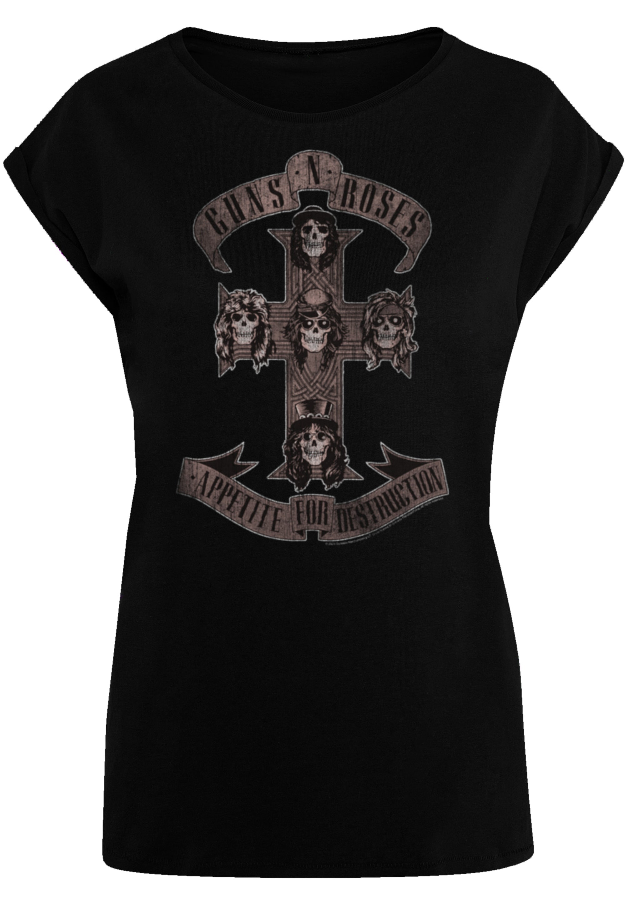 F4NT4STIC T-Shirt »Guns 'n' Roses Hard Rock Musik Band«, Premium Qualität