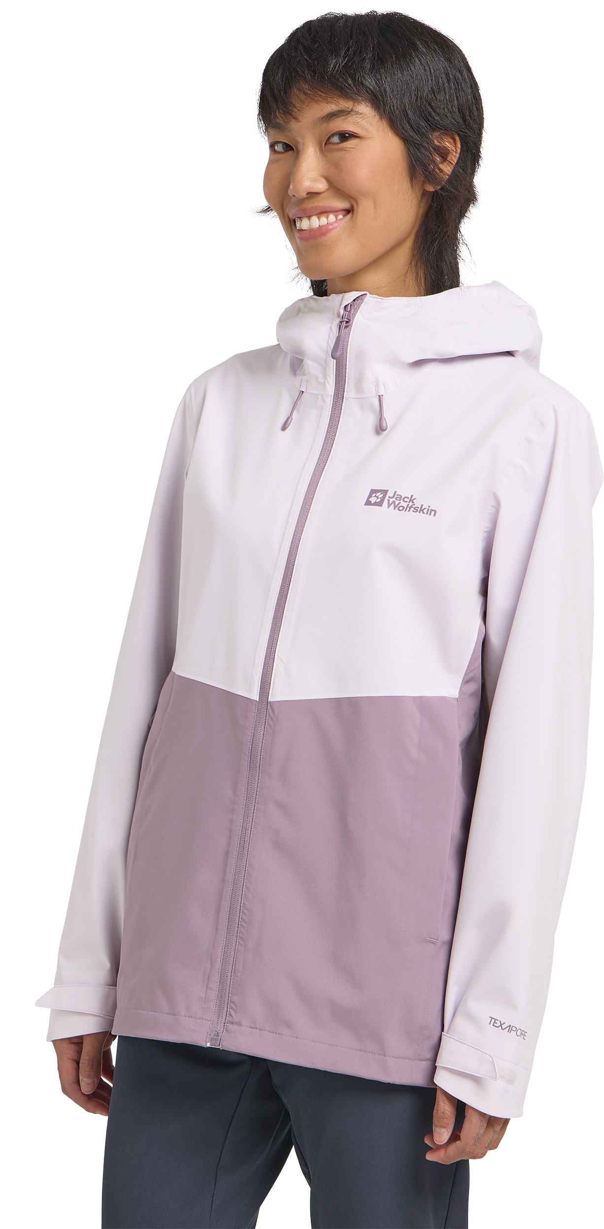 Jack Wolfskin Funktionsjacke "WEILTAL 2L JKT W", mit Kapuze, Wasserdicht, a günstig online kaufen