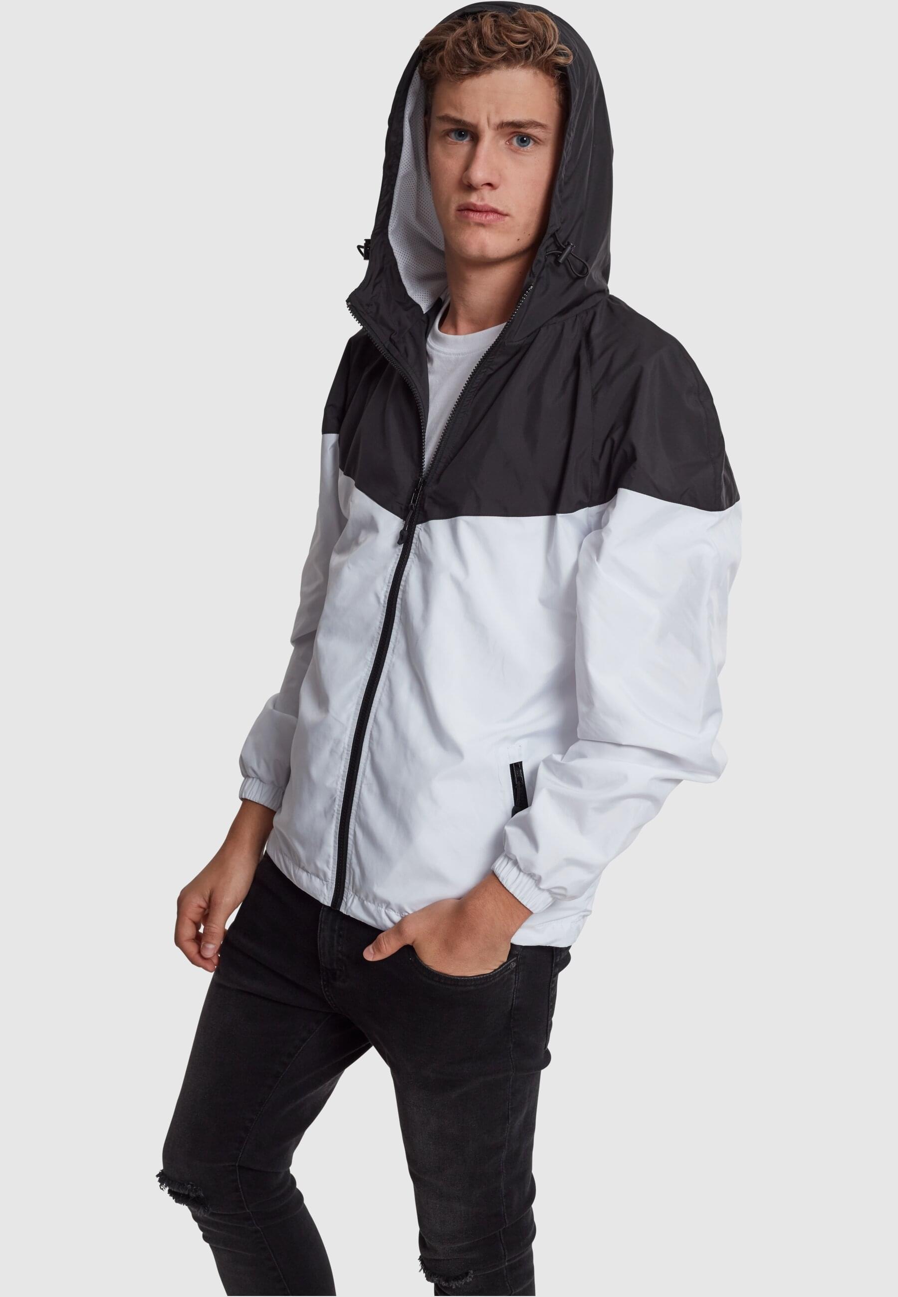 URBAN CLASSICS Allwetterjacke »Urban Classics Herren 2-Tone Tech Windrunner«, (1 St.), mit Kapuze