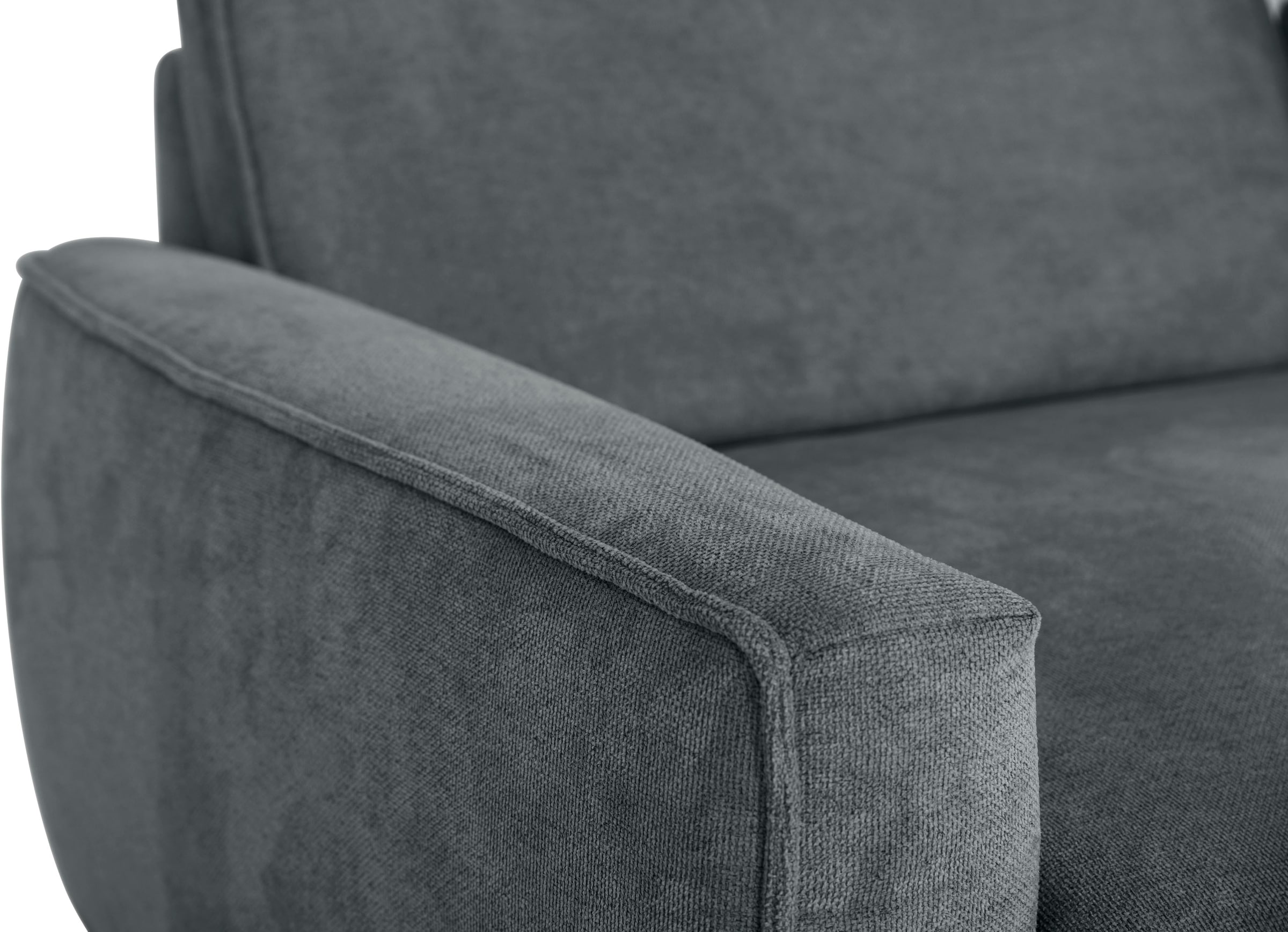Die PlanBar Big-Sofa »ZE-EM24139, B: 258 cm« SoftSitz-Kaltschaumpolsterung, wahlweise mit Sitztiefenverstellung