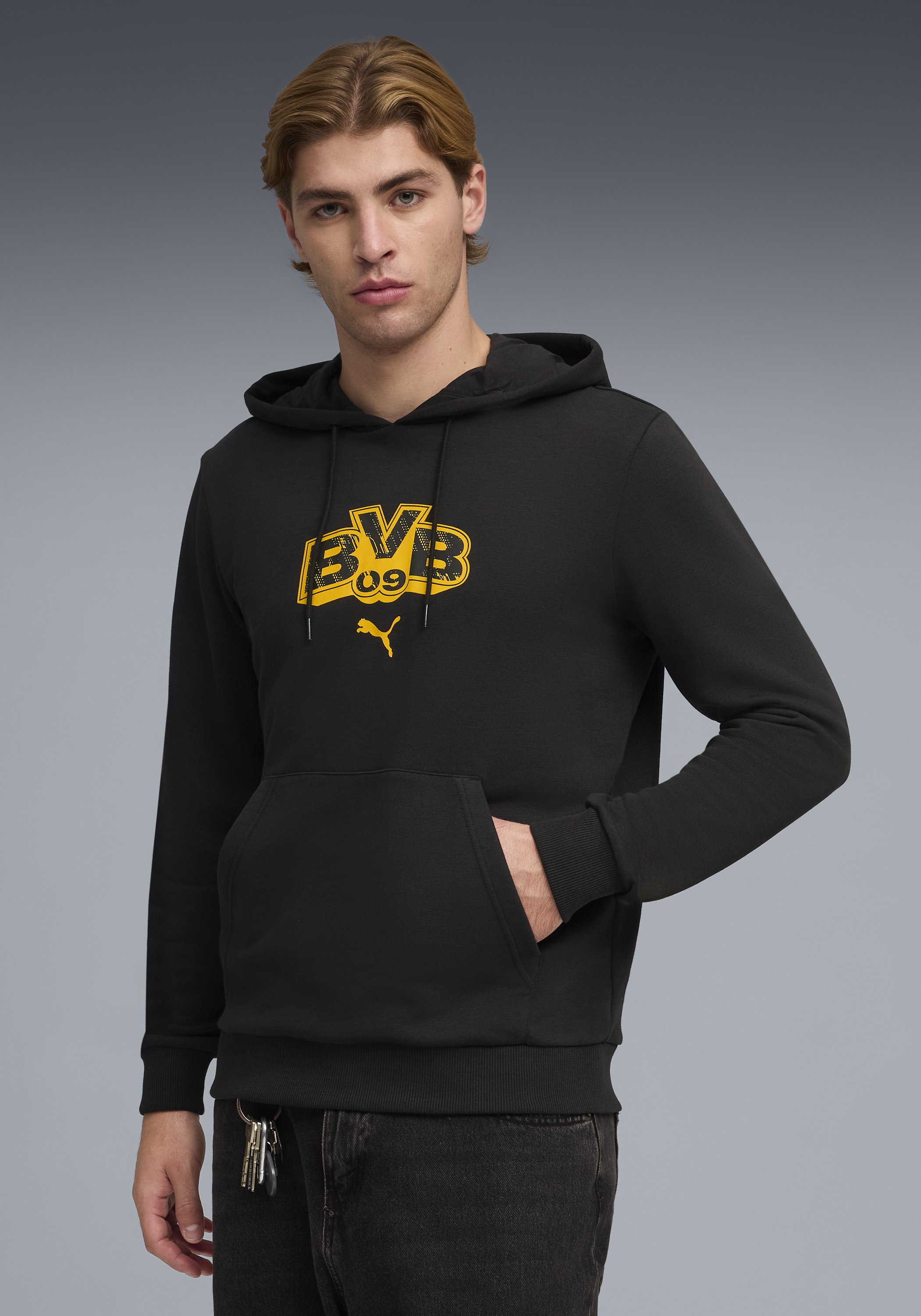 PUMA Kapuzensweatshirt "BVB FTBLCULTURE HOODIE", sportlicher Stil, Regular günstig online kaufen