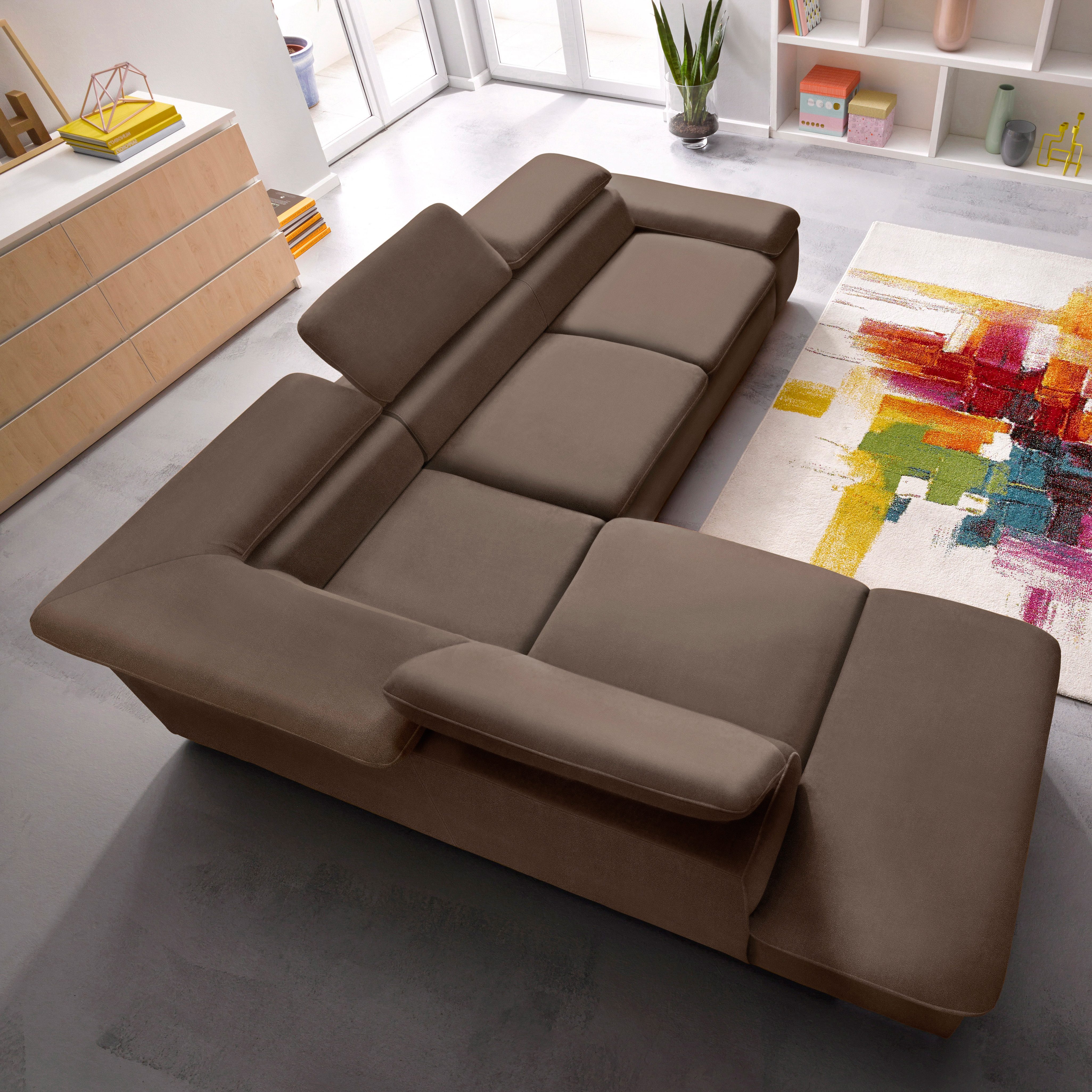 sit&more Ecksofa "Alcatraz L-Form" wahlweise mit Schlaffunktion