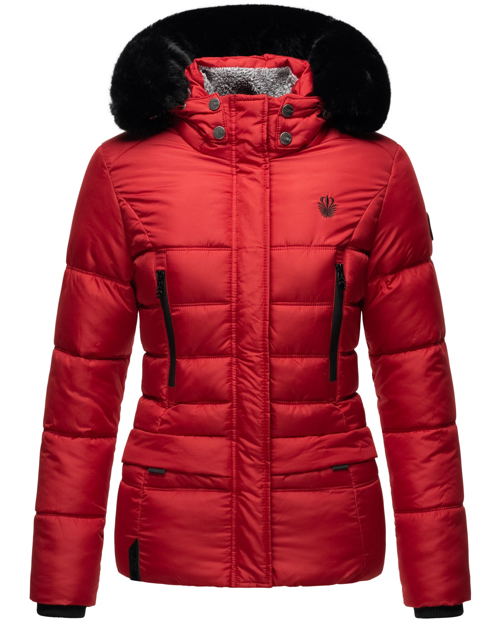 Marikoo Winterjacke »Loveleen«, mit Teddyfell und Kapuze