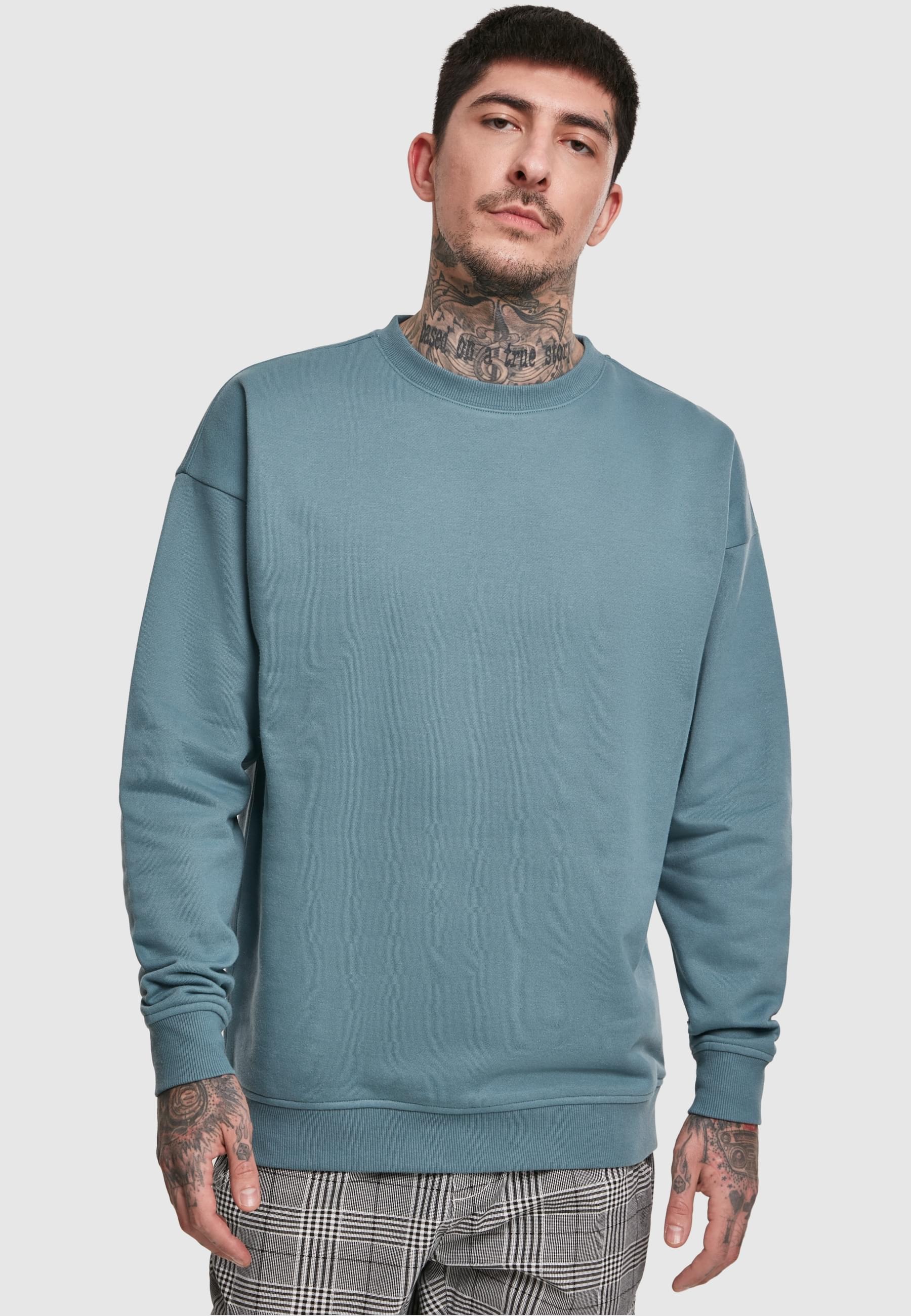 URBAN CLASSICS Rundhalspullover »Urban Classics Herren Sweat Crewneck«, (1 tlg.)