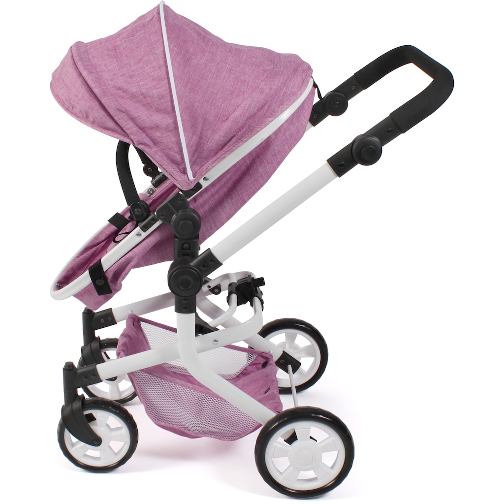 CHIC2000 Kombi-Puppenwagen »Mika, Jeans Pink«