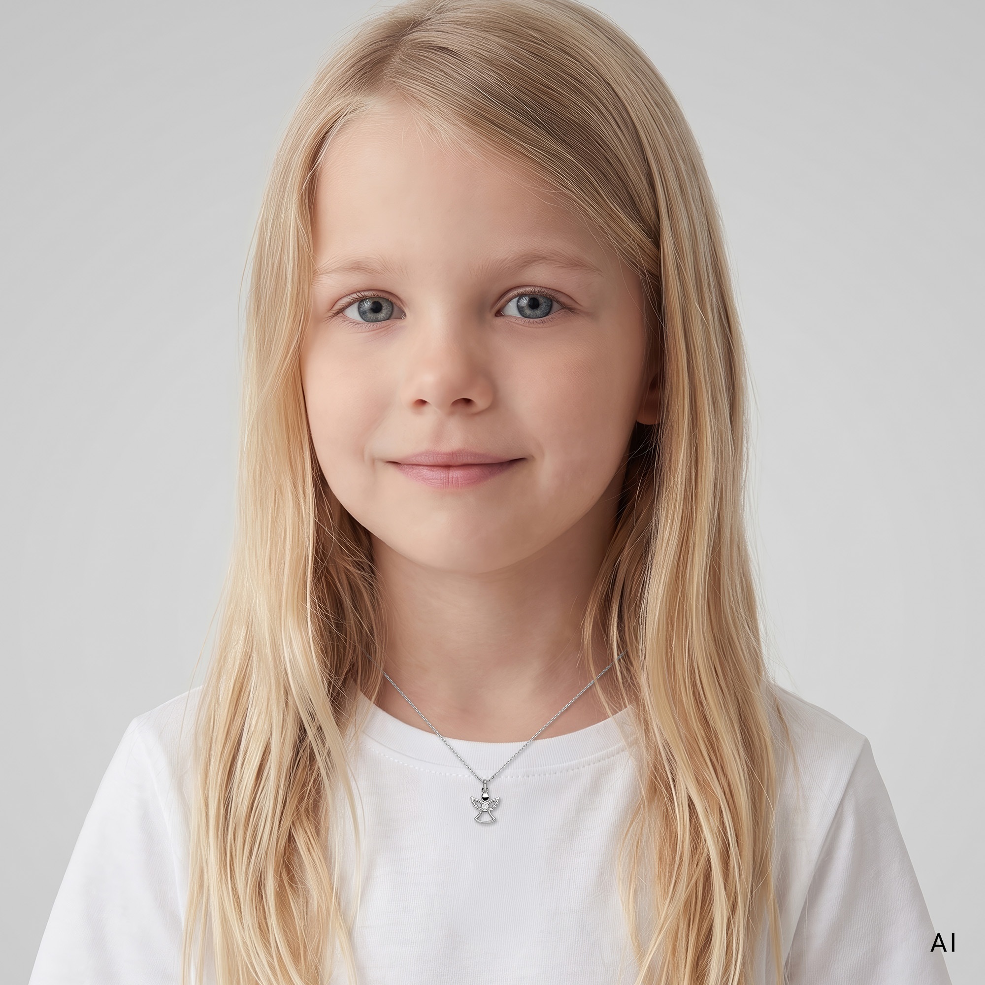 s.Oliver Kette mit Anhänger »Schmuck Geschenk Silber Halskette The Angel, Engel« mit Zirkonia (synth.)
