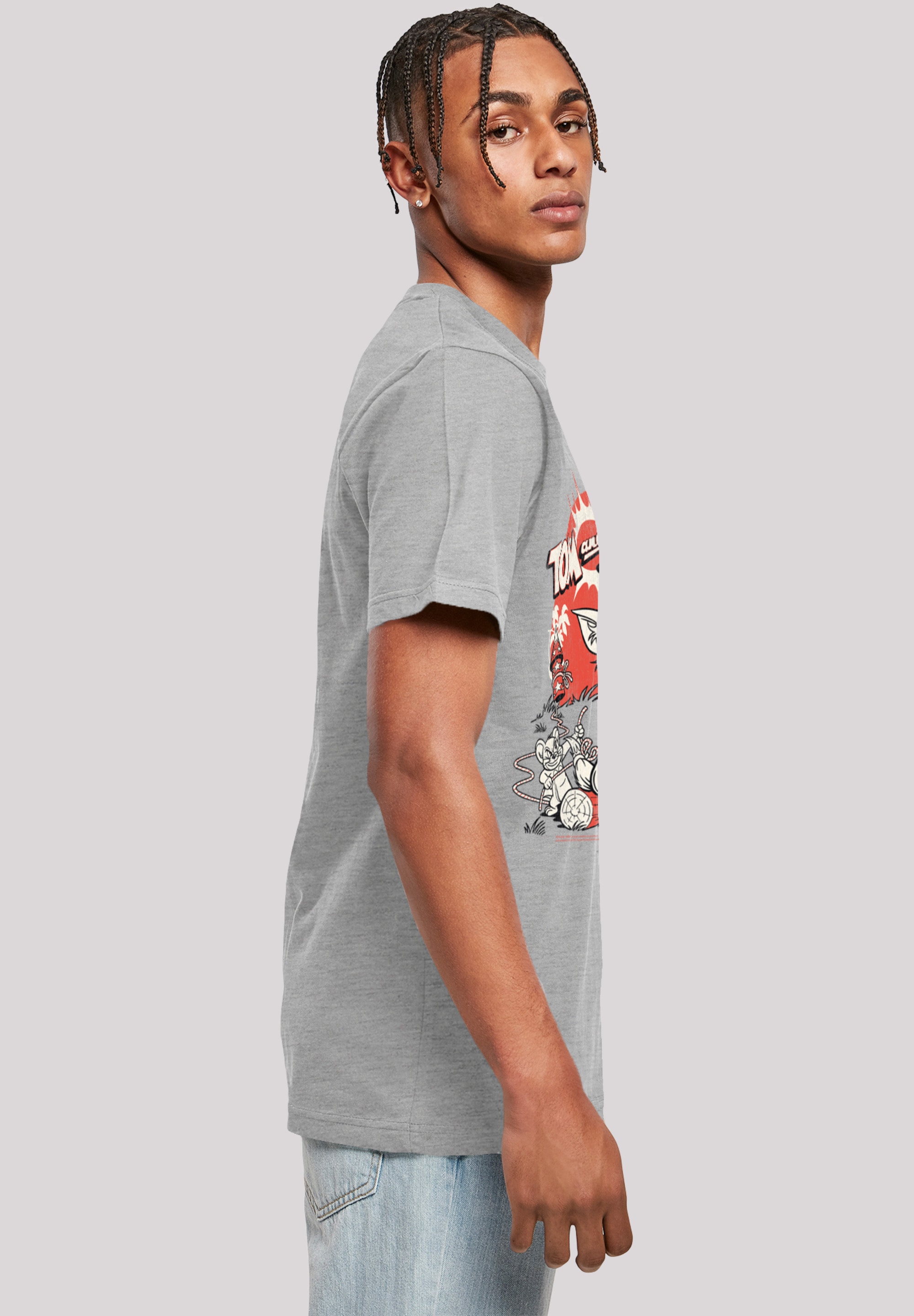 F4NT4STIC T-Shirt »Tom und Jerry Rocket Prank«, Herren,Premium Merch,Regular-Fit,Basic,Bedruckt