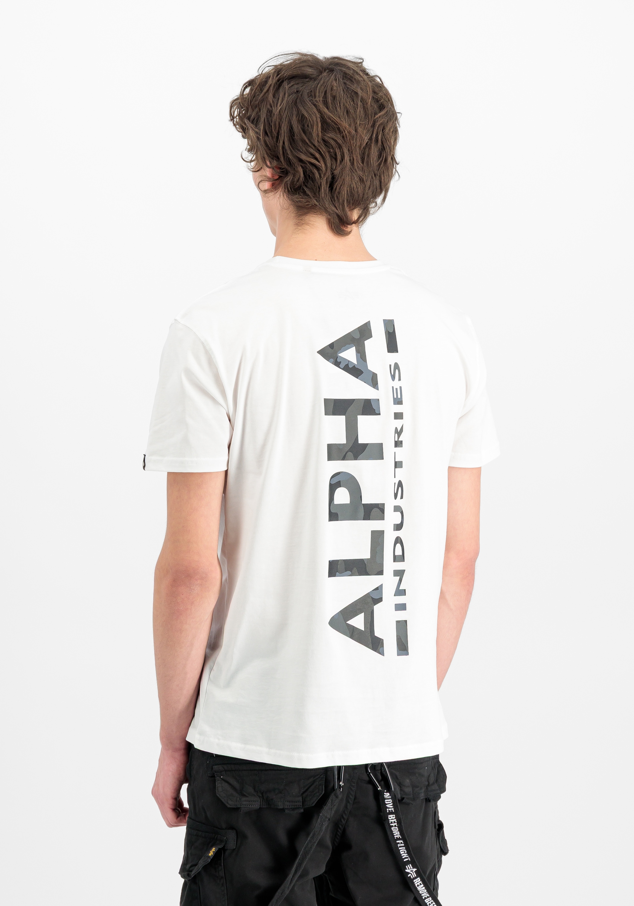Alpha Industries T-Shirt "Backprint T-Shirt Camo Print" günstig online kaufen
