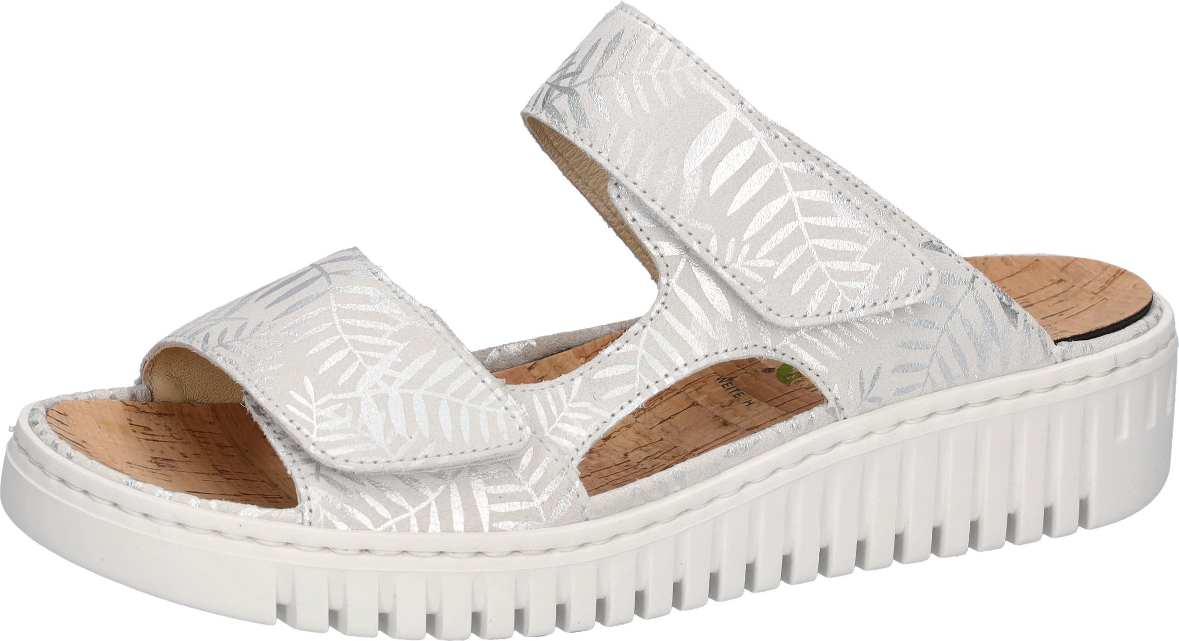 Waldläufer Pantolette »H-WILLOW«  Sommerschuh, Hausschuh, Keilpantolette in Komfortweite H (= sehr weit)