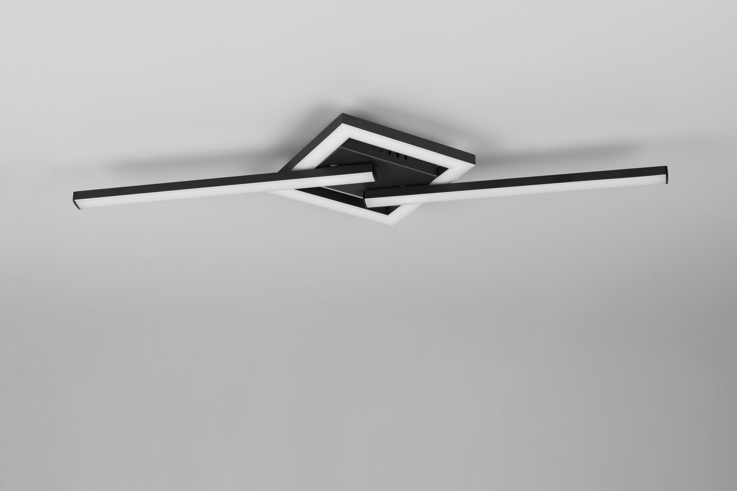 my home LED Deckenleuchte »DAVINIA, als Deckenlampe oder Wandlampe mögl, LED Stäbe schwenkbar«, 1 flammig, Leuchtmittel LED-Board | LED fest integriert, warmweiß 3000K 1860 Lumen 54x16 cm beweglich Flurlampe Wohnzimmerlampe