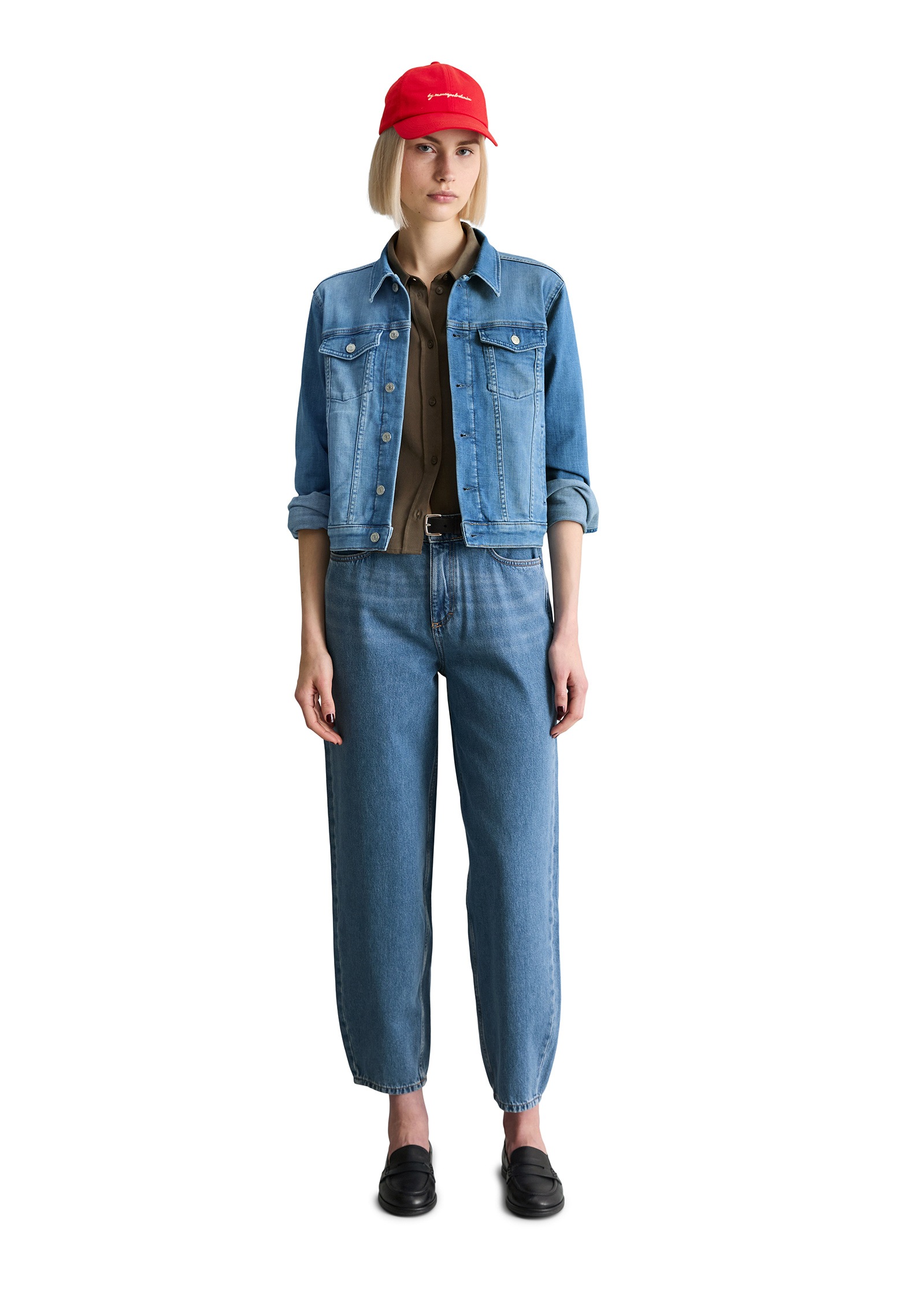 Marc O'Polo DENIM Jeansjacke »aus hochwertigem Organic Cotton-Stretch« ohne Kapuze