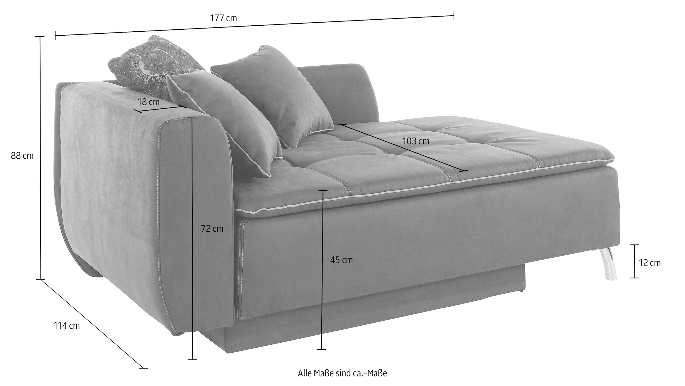 Jockenhöfer Gruppe Schlafsofa BAUR mit | Kaltschaumabdeckung