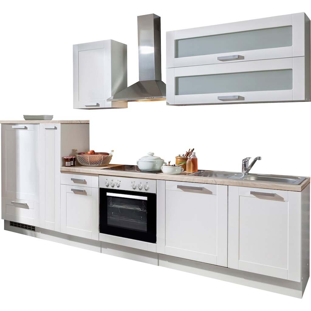 Menke Küchen Küchenzeile »White Premium Landhaus«