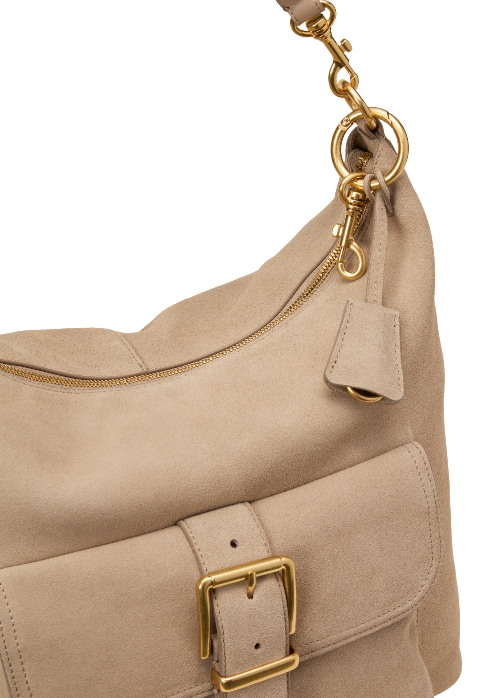 Marc O'Polo Umhängetasche »aus softem Velours-Rindleder«