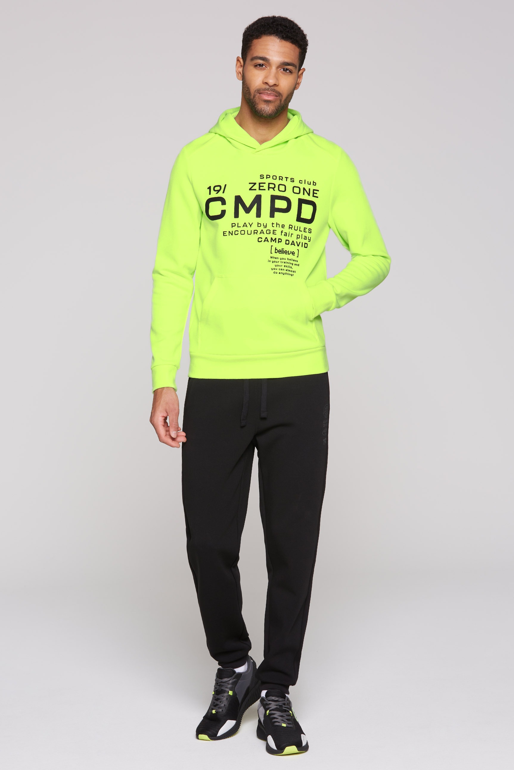 CAMP DAVID Kapuzensweatshirt, mit Kängurutasche