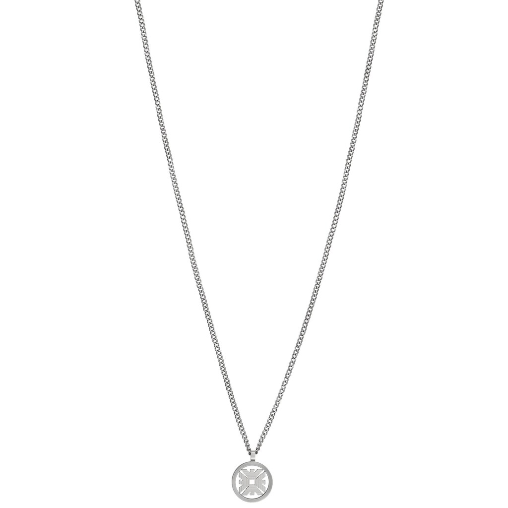 Emporio Armani Kette mit Anhänger »KREIS, RUND, LOGO, EGS3040040«