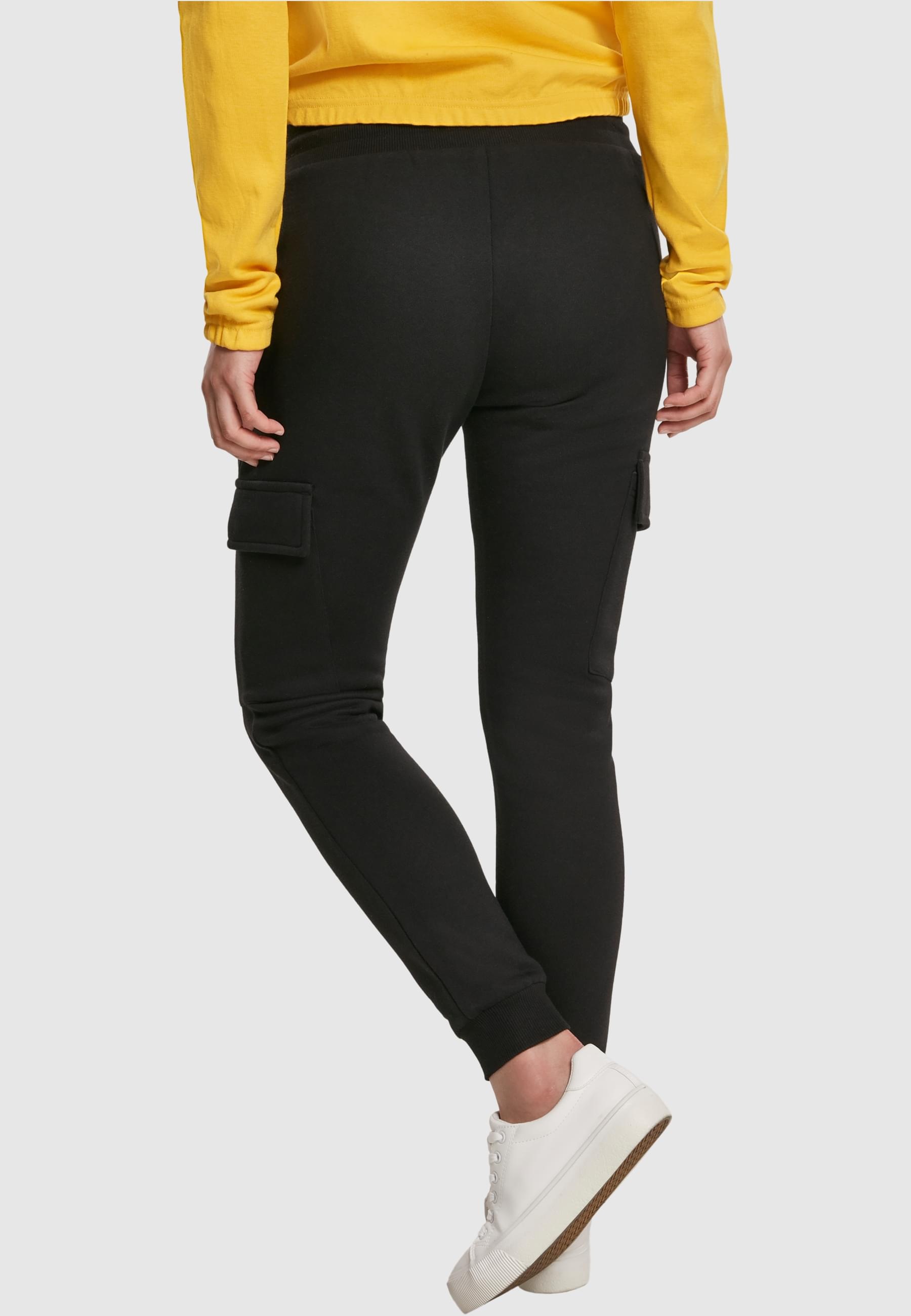 URBAN CLASSICS Stoffhose »Urban Classics Damen Ladies Cargo Sweat Pants«, (1 tlg.)