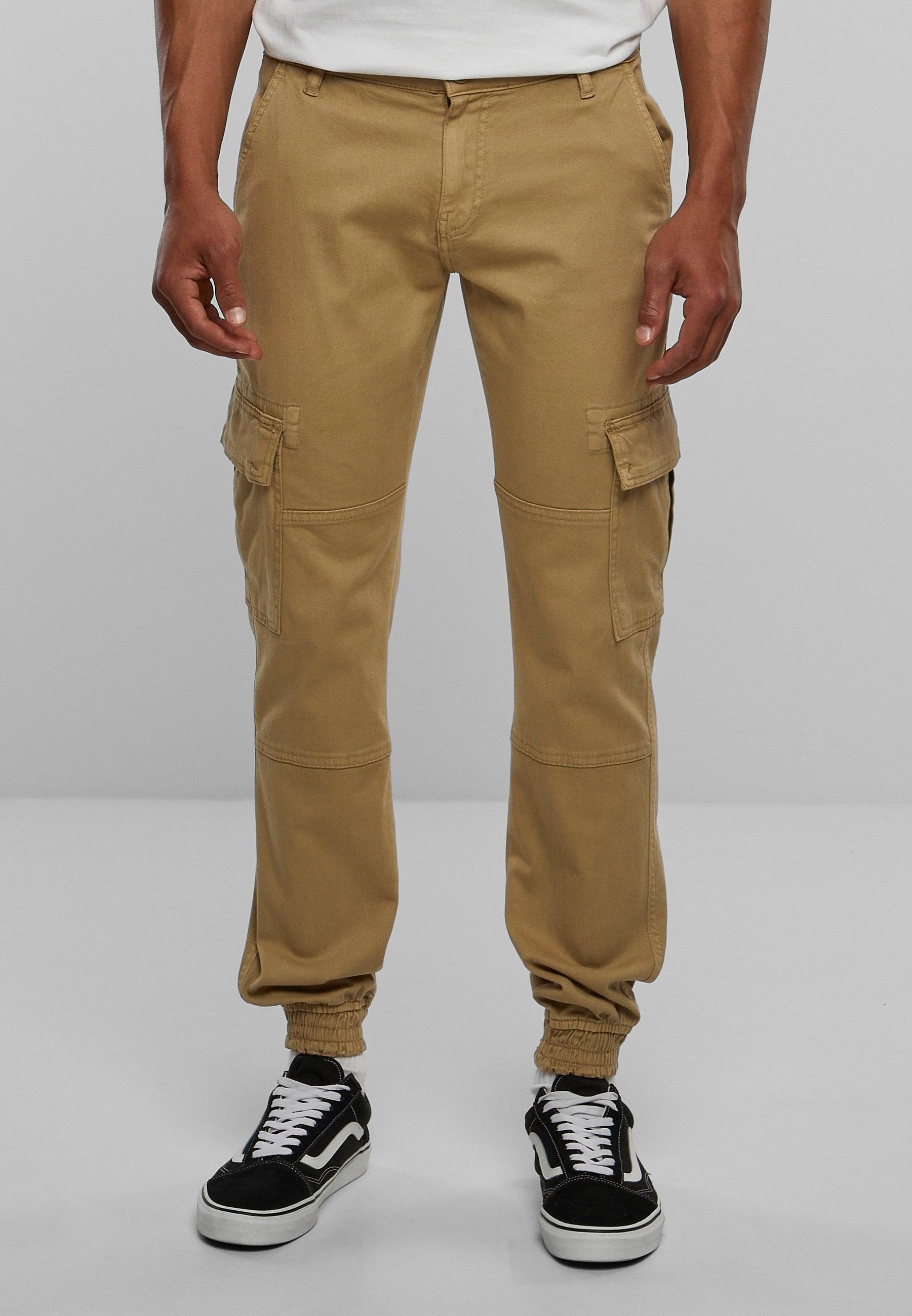 URBAN CLASSICS Cargohose »Urban Classics Herren Washed Cargo Twill Jogging Pants«, (1 tlg.)