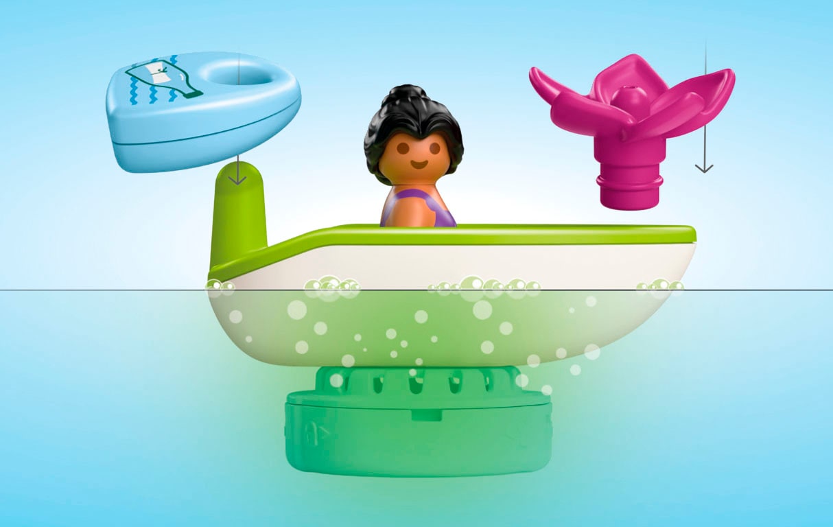 Playmobil® Spielzeug-Adventskalender »Bunter Badespaß, Junior & Tinti (71777), Playmobil Junior«, ab 12 Monaten, Made in Europe