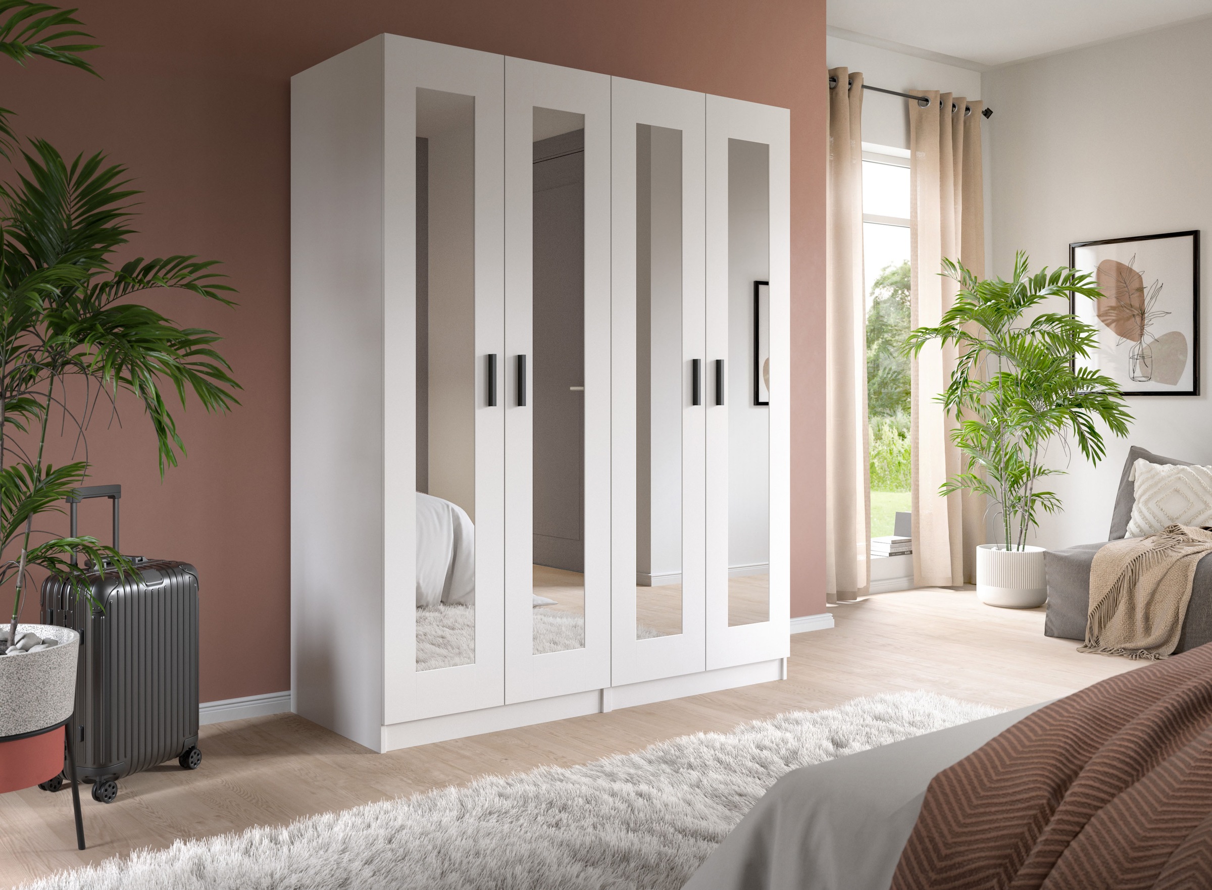 Home affaire Kleiderschrank "Farmsen, TOPSELLER, Schlafzimmerschrank, Garde günstig online kaufen