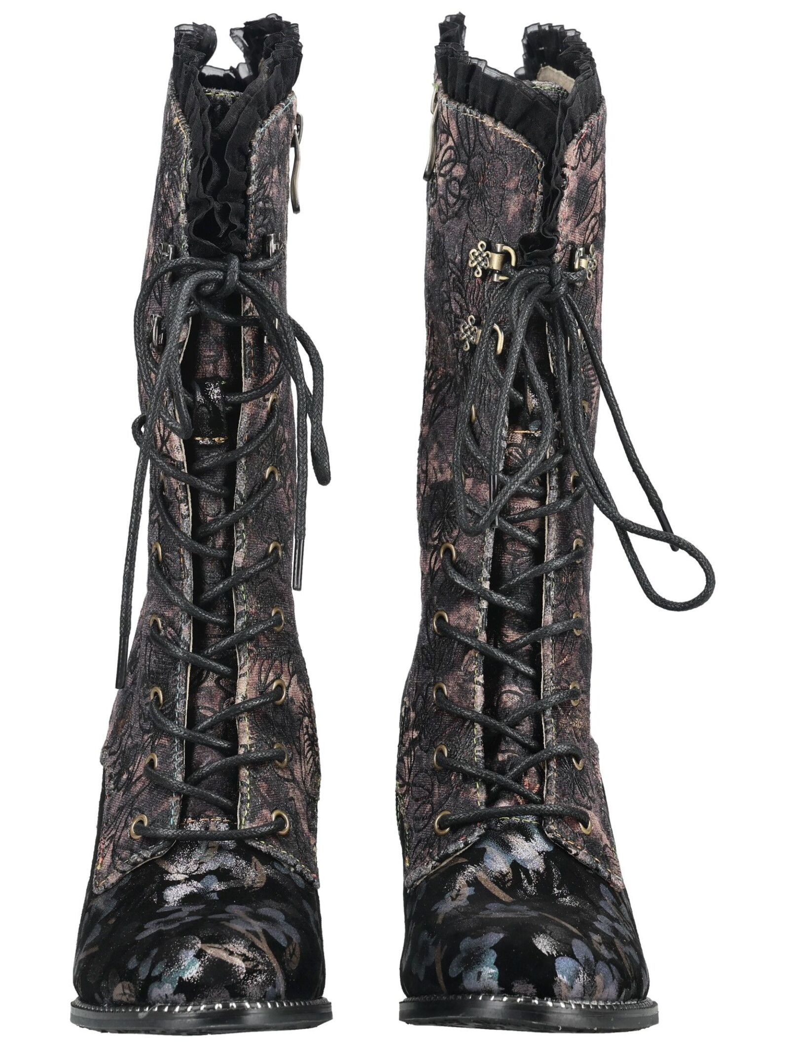 LAURA VITA High-Heel-Stiefel »LAURA VITA Stiefel Leder/Textil«