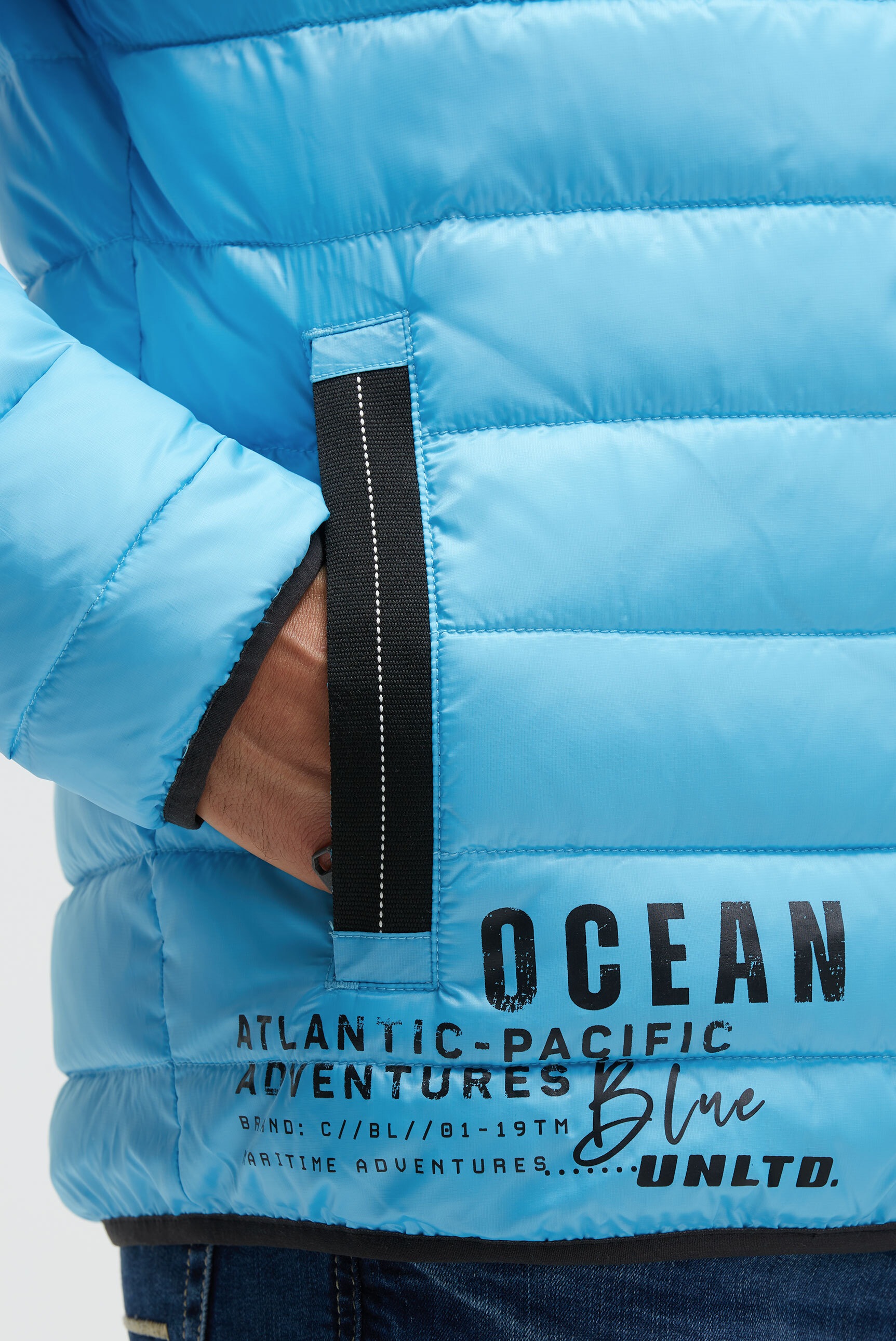 CAMP DAVID Outdoorjacke, ohne Kapuze, mit Windfangleiste