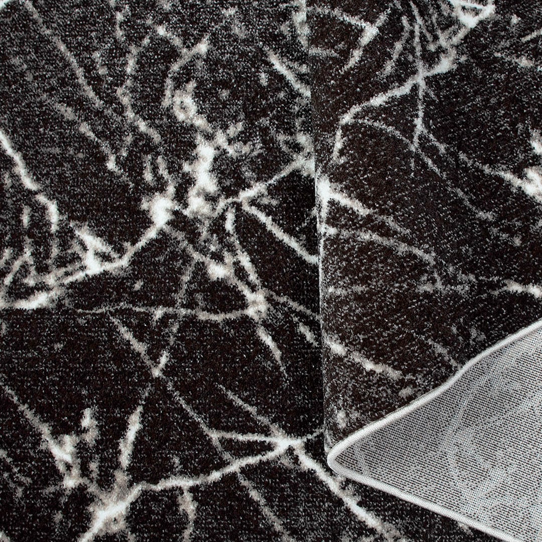 my home Teppich »Tjara«, rechteckig, 9 mm Höhe, Marmor-Design, mit besonders weichem Flor, Kurzflor, dichte Qualität