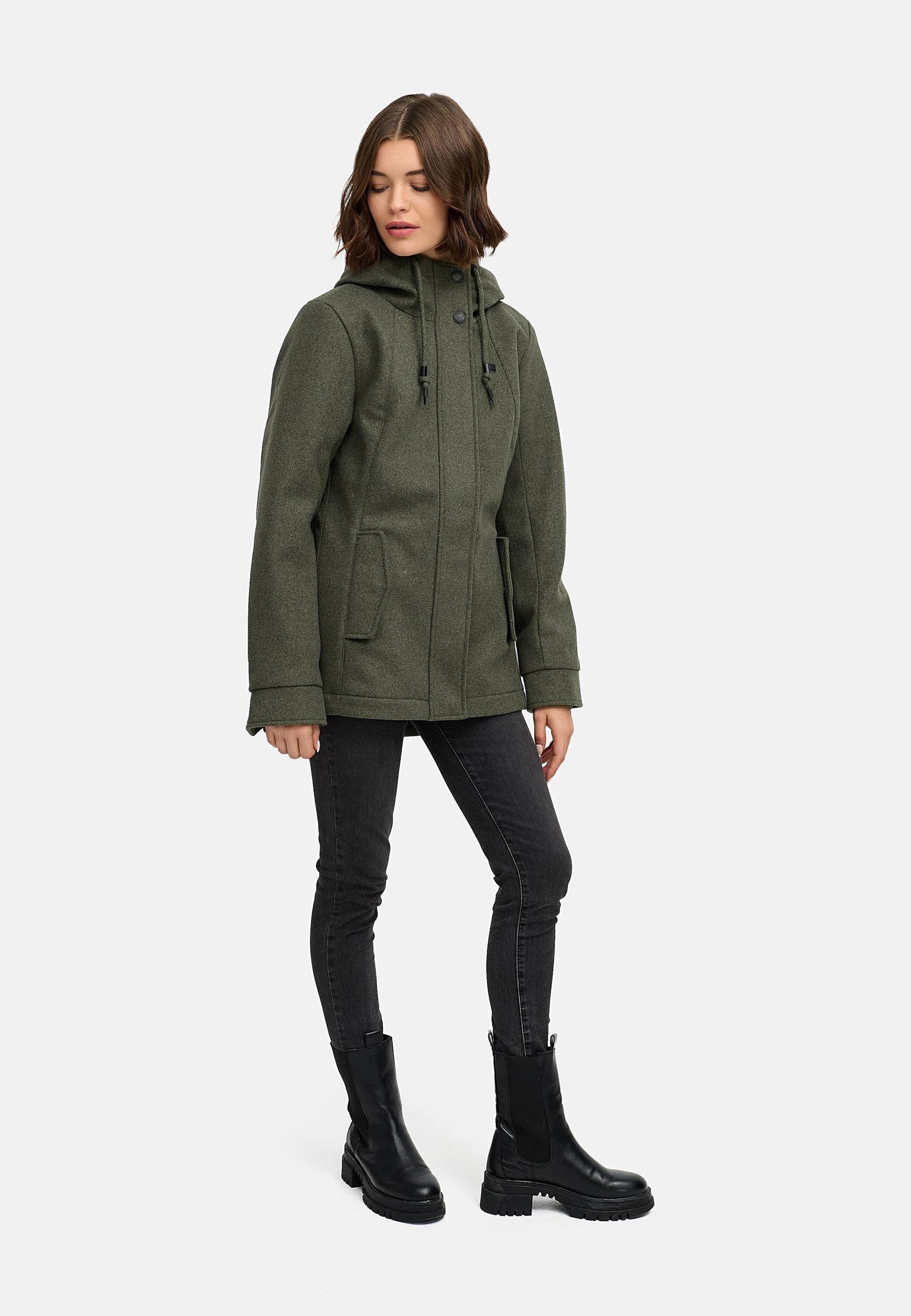 Ragwear Winterjacke »Monadde Felt YOUMODO«, mit Kapuze, Wasserfeste warme Jacke mit Kapuze