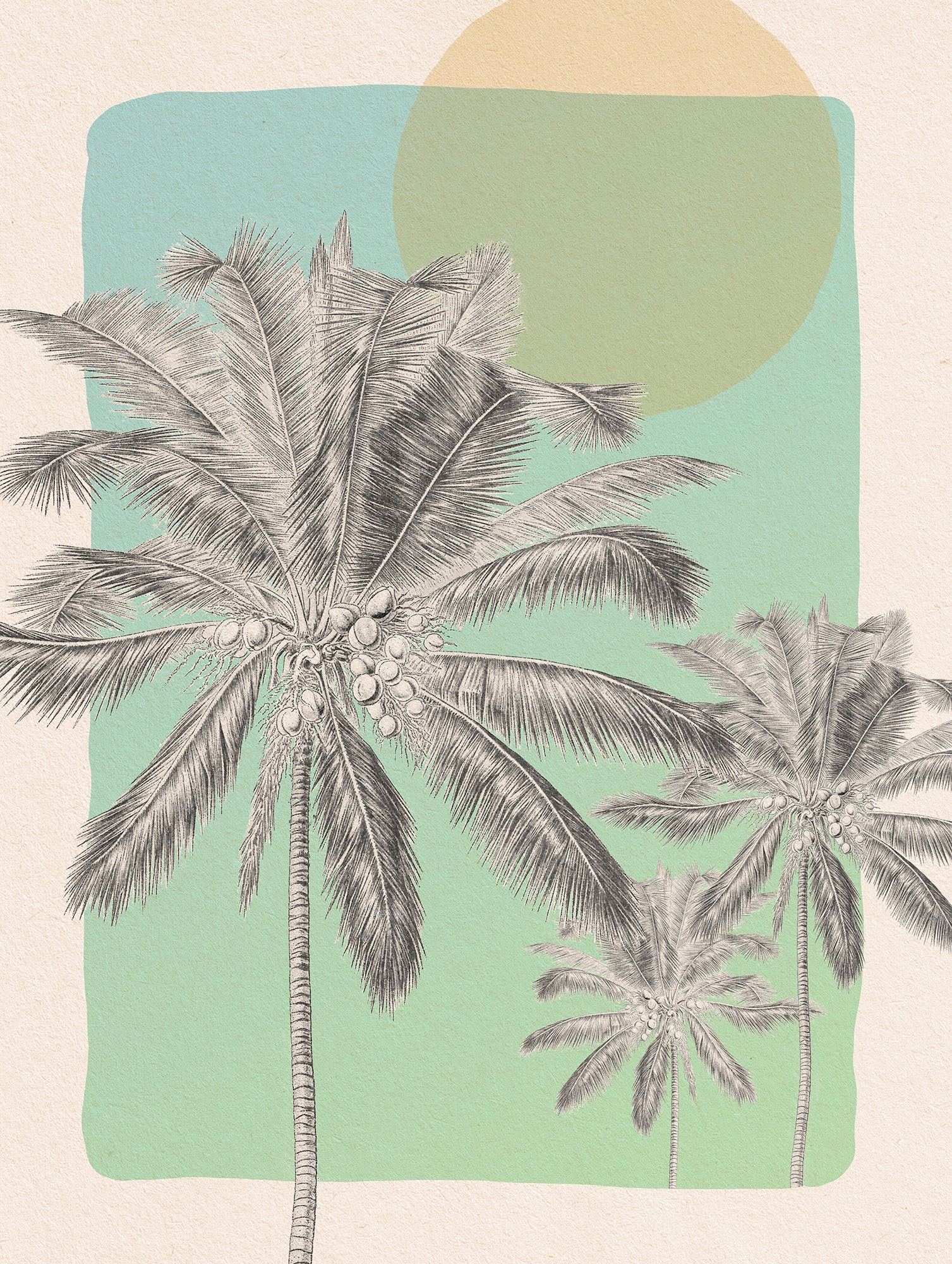 Komar Bild "Manhã Quente" Natur 1 Stk. tlg. Wandbild zur Dekoration - ohne günstig online kaufen