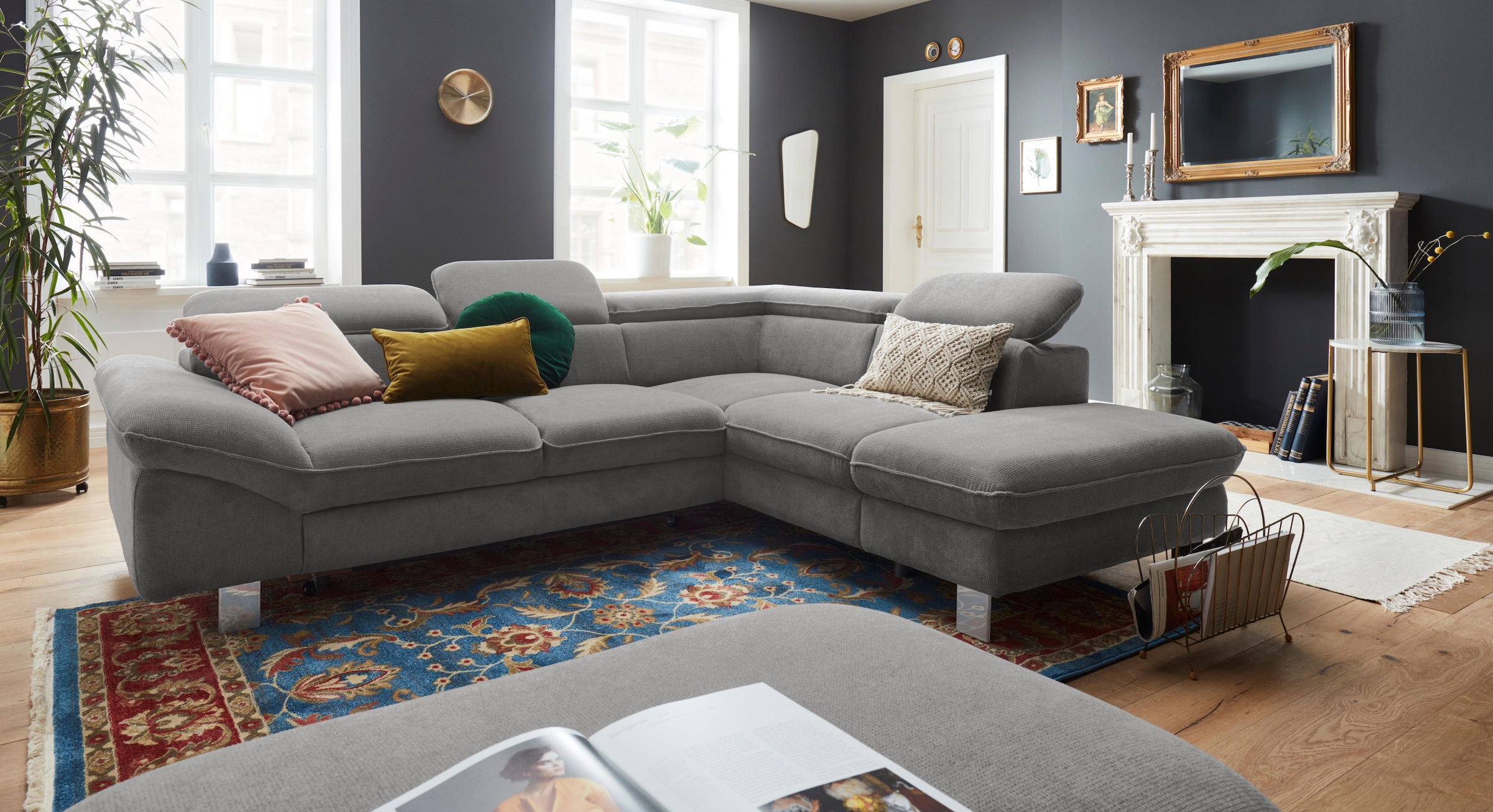 COTTA "Driver L-Form" mit Kopfteilverstellung, wahlweise mit Bettfunktion & günstig online kaufen