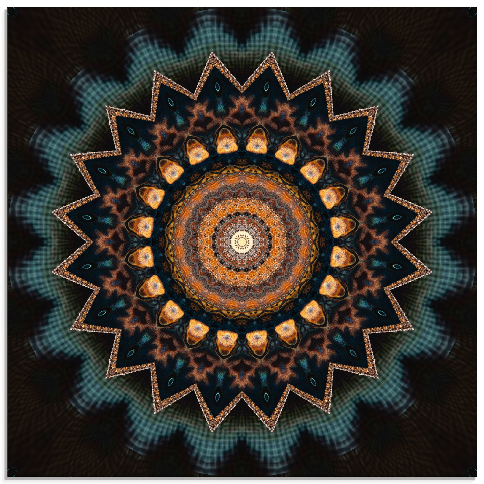 Artland Glasbild "Mandala kosmisches Bewusstsein", Muster, (1 St.), in verschiedenen Größen