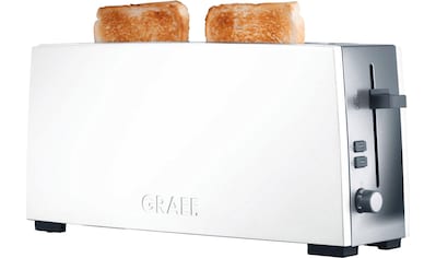 Graef Toaster »TO 91«, 1 langer Schlitz, 880 W, Langschlitztoaster, weiß kaufen