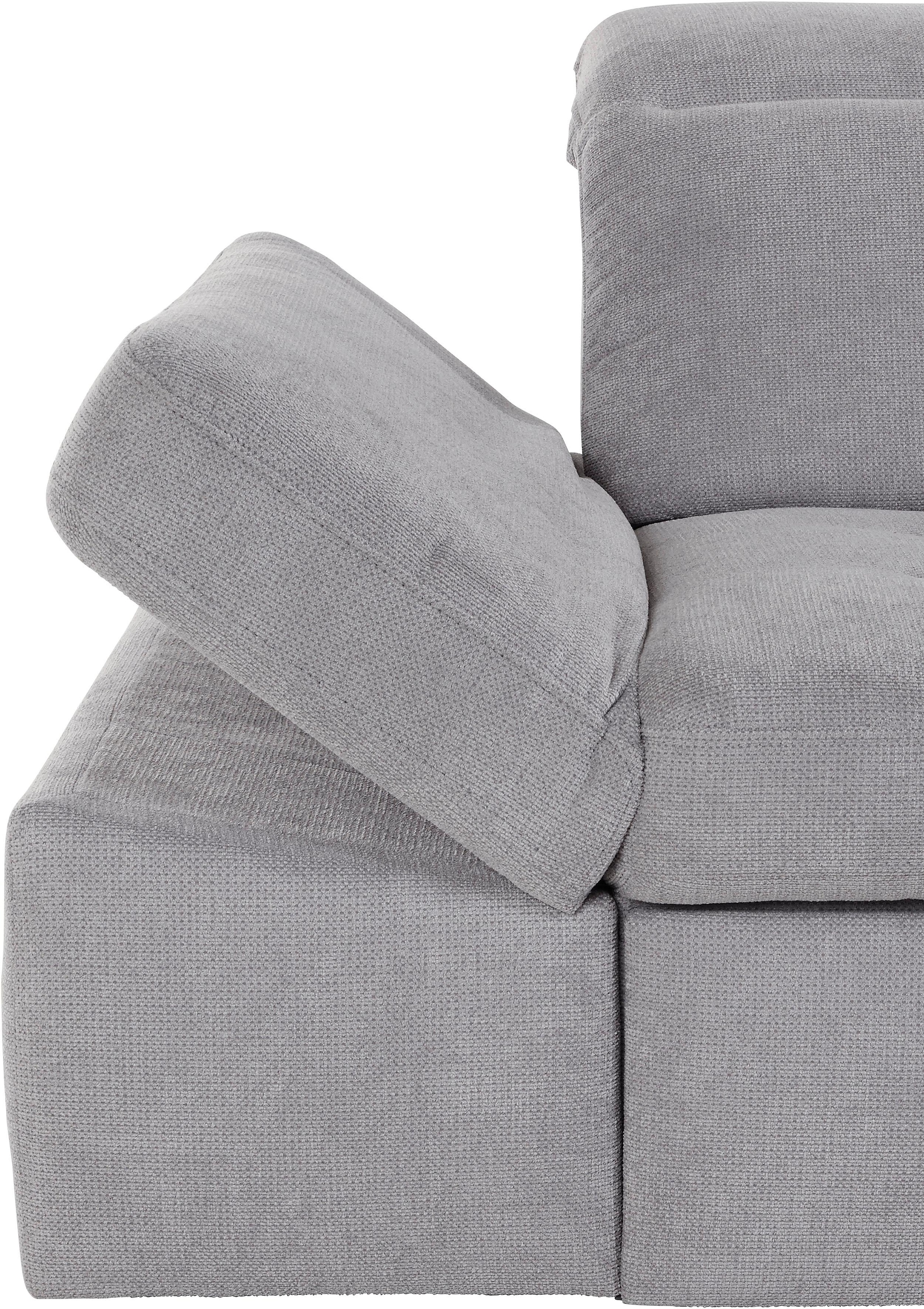 sit&more Ecksofa »Stardust L-Form«, wahlweise mit Bettfunktion und Bettkasten