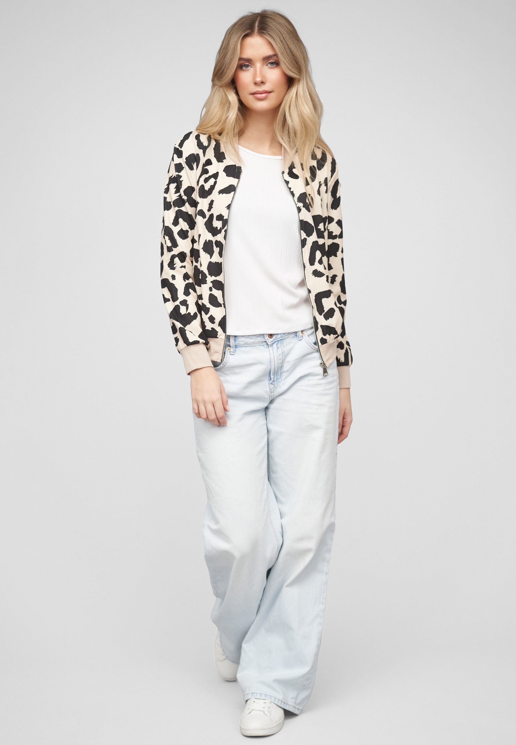 CLOUD 5IVE Bomberjacke »CLOUD 5IVE Blouson Bomberjacket« 1 Stk. tlg. ohne Kapuze