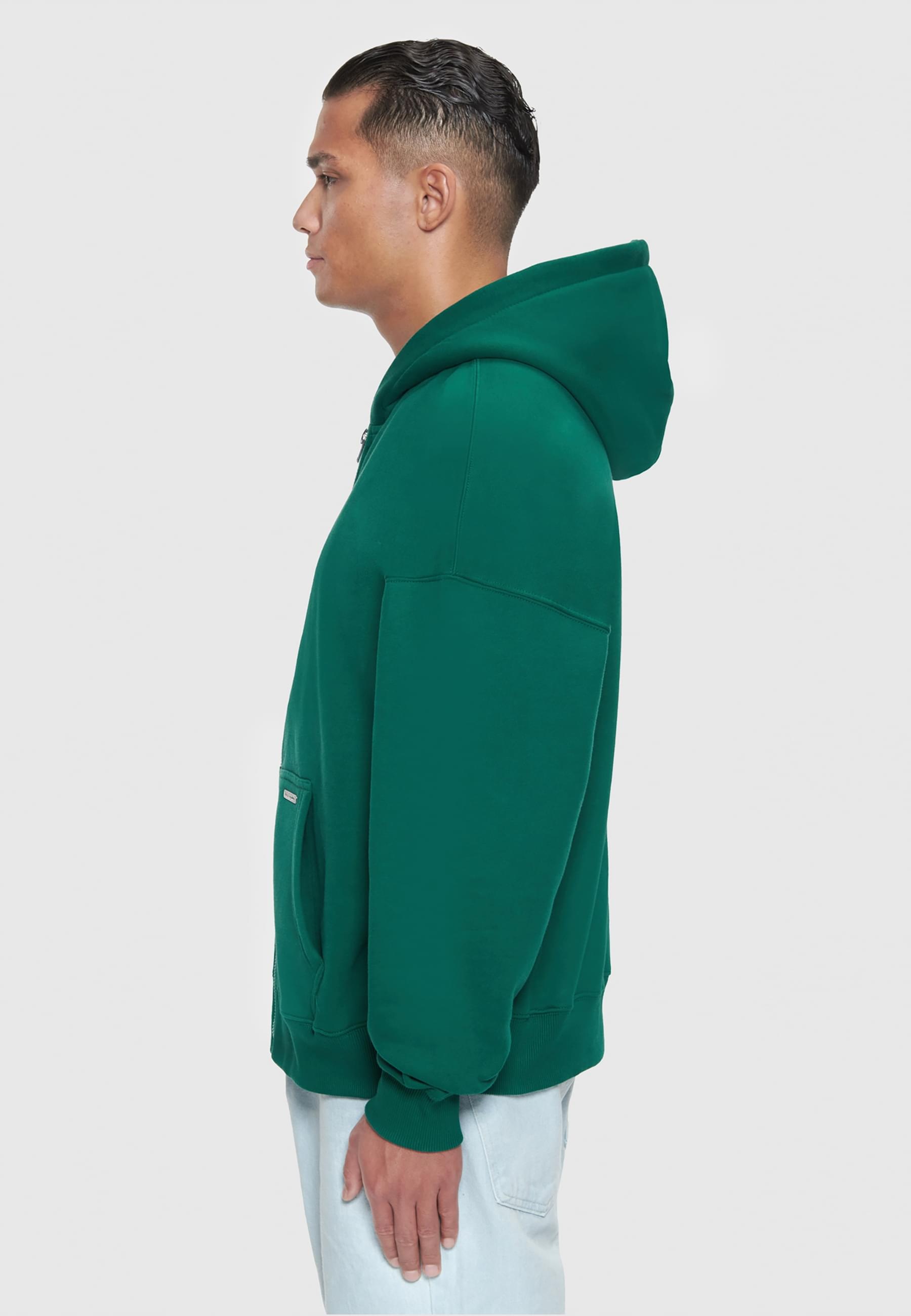 Dropsize Sweatjacke »Dropsize Herren Bazix Republiq Super Heavy Rib Zipper«