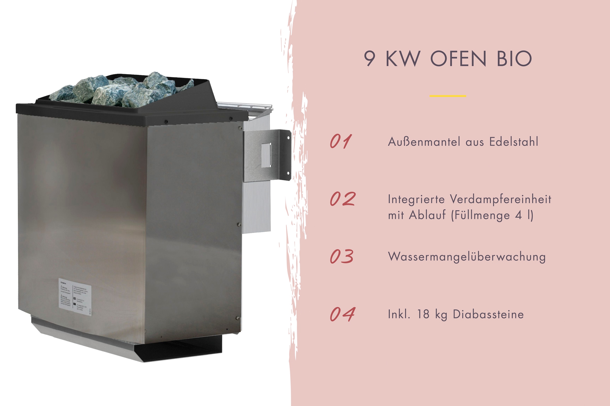 Karibu Saunahaus »»Bosse 1« mit Vorraum und klassischer Tür, terragrau«