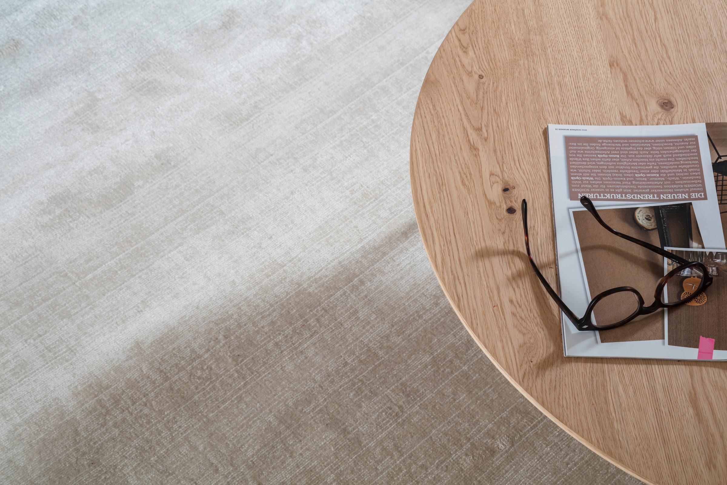 SCHÖNER WOHNEN-Kollektion Teppich »Alessa« rechteckig 5 mm Höhe Viskose, Wohnzimmer
