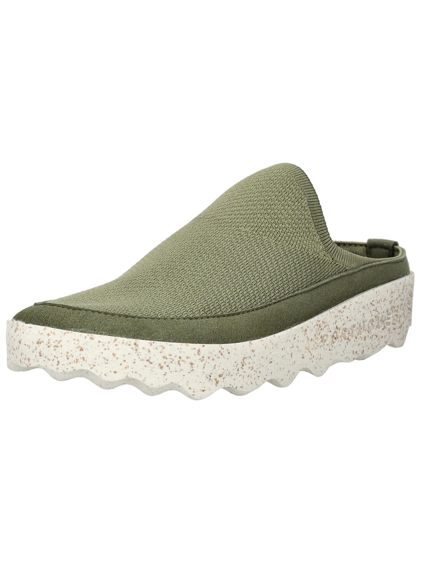 ASPORTUGUESAS Damen Pantolette "Asportuguesas Pantoletten Textil", Gr. 40, grün, Textil, Schuhe