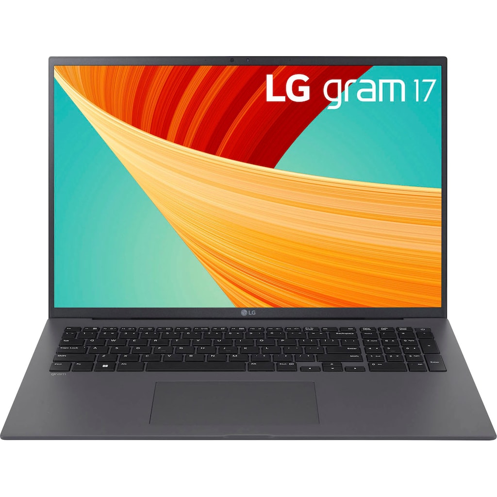 LG Business-Notebook »Gram 17" Laptop, QHD+ IPS-Display, 16 GB RAM, Windows 11 Home,«, 43,18 cm, / 17 Zoll, Intel, Core i7, Iris Xe Graphics, 1000 GB SSD, 17Z90R-G.AA79G