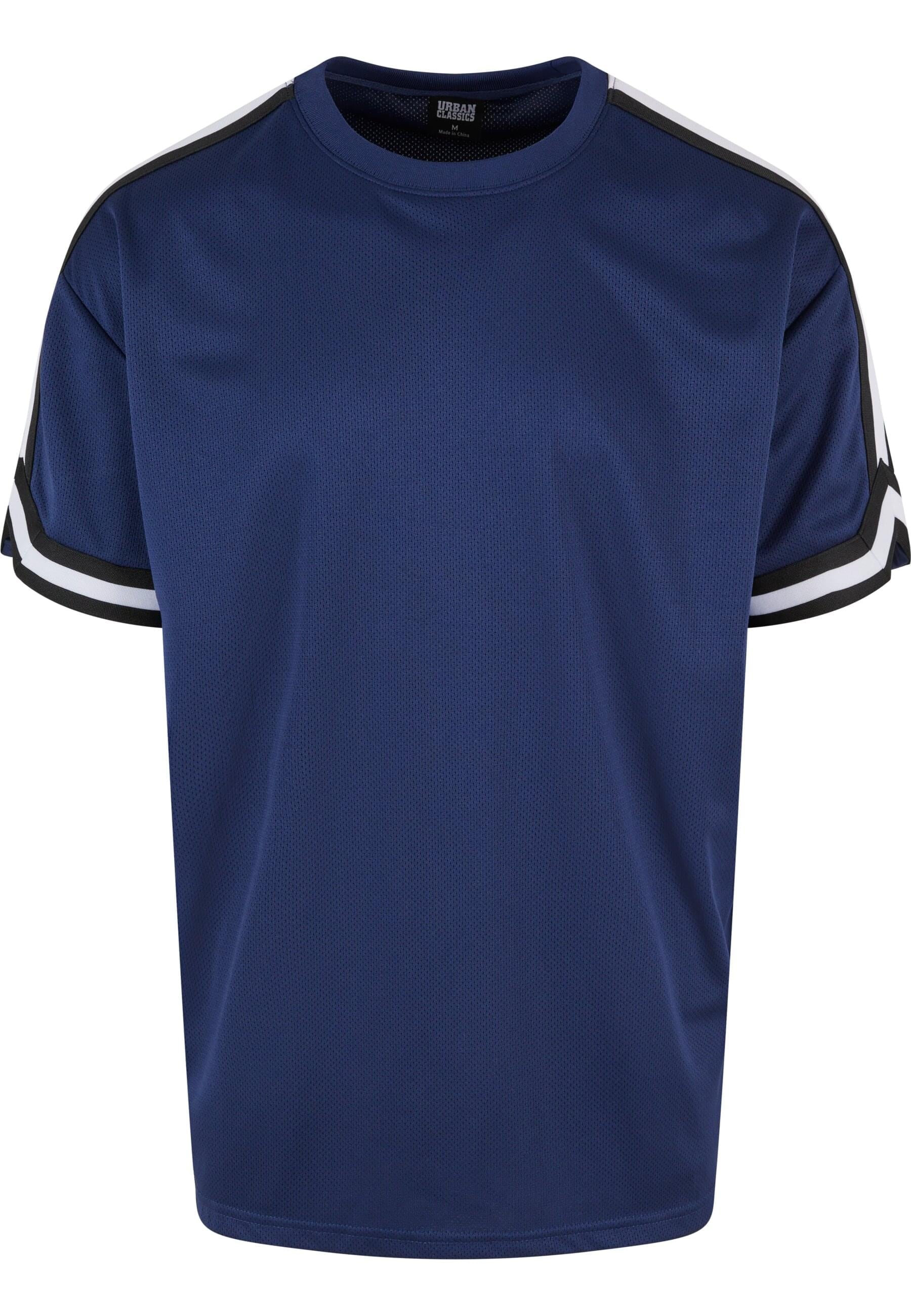 URBAN CLASSICS T-Shirt "Urban Classics Herren Oversized Stripes Mesh Tee" 1 günstig online kaufen