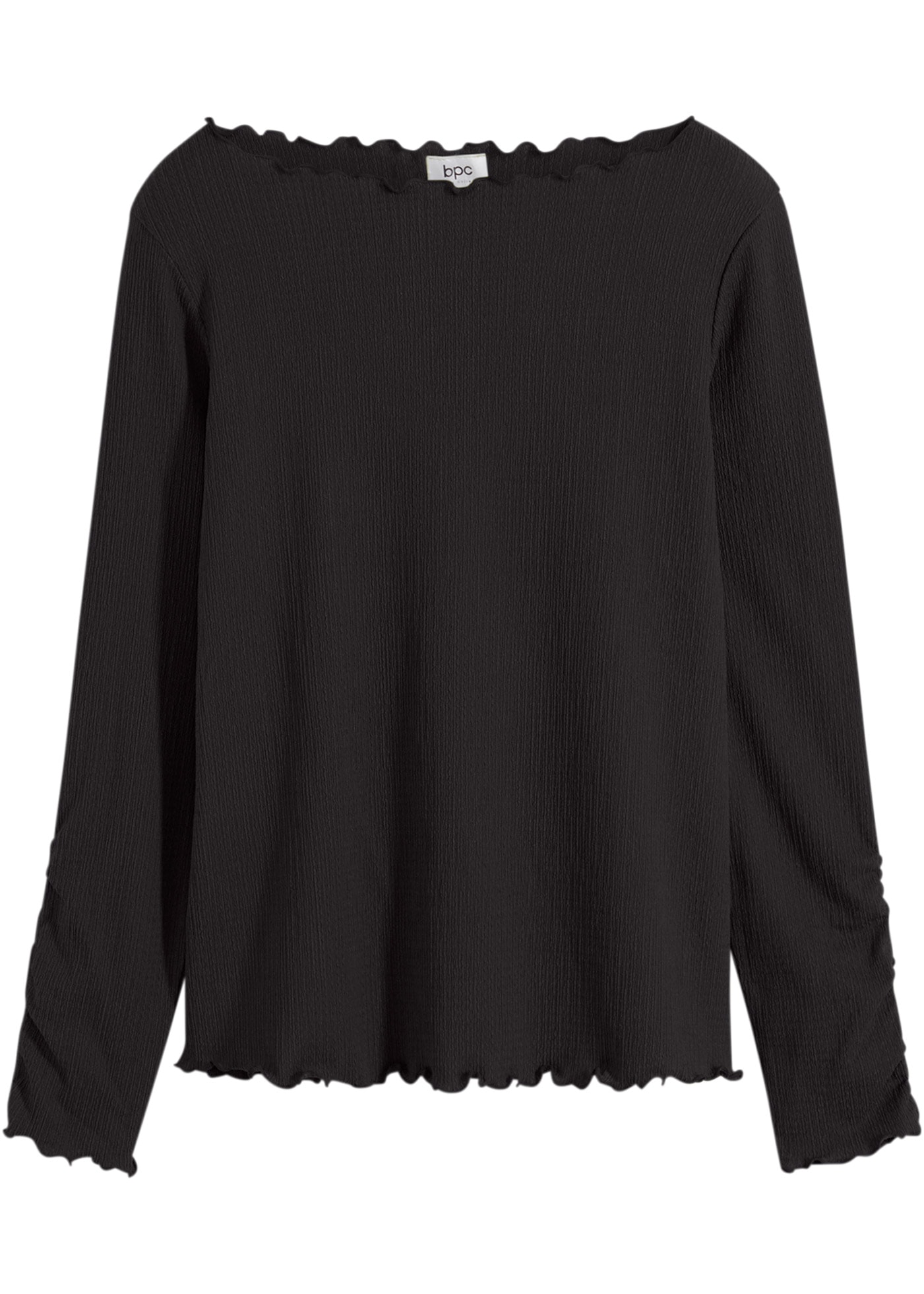 bonprix Langarmshirt »Shirt« mit Kräuselkanten