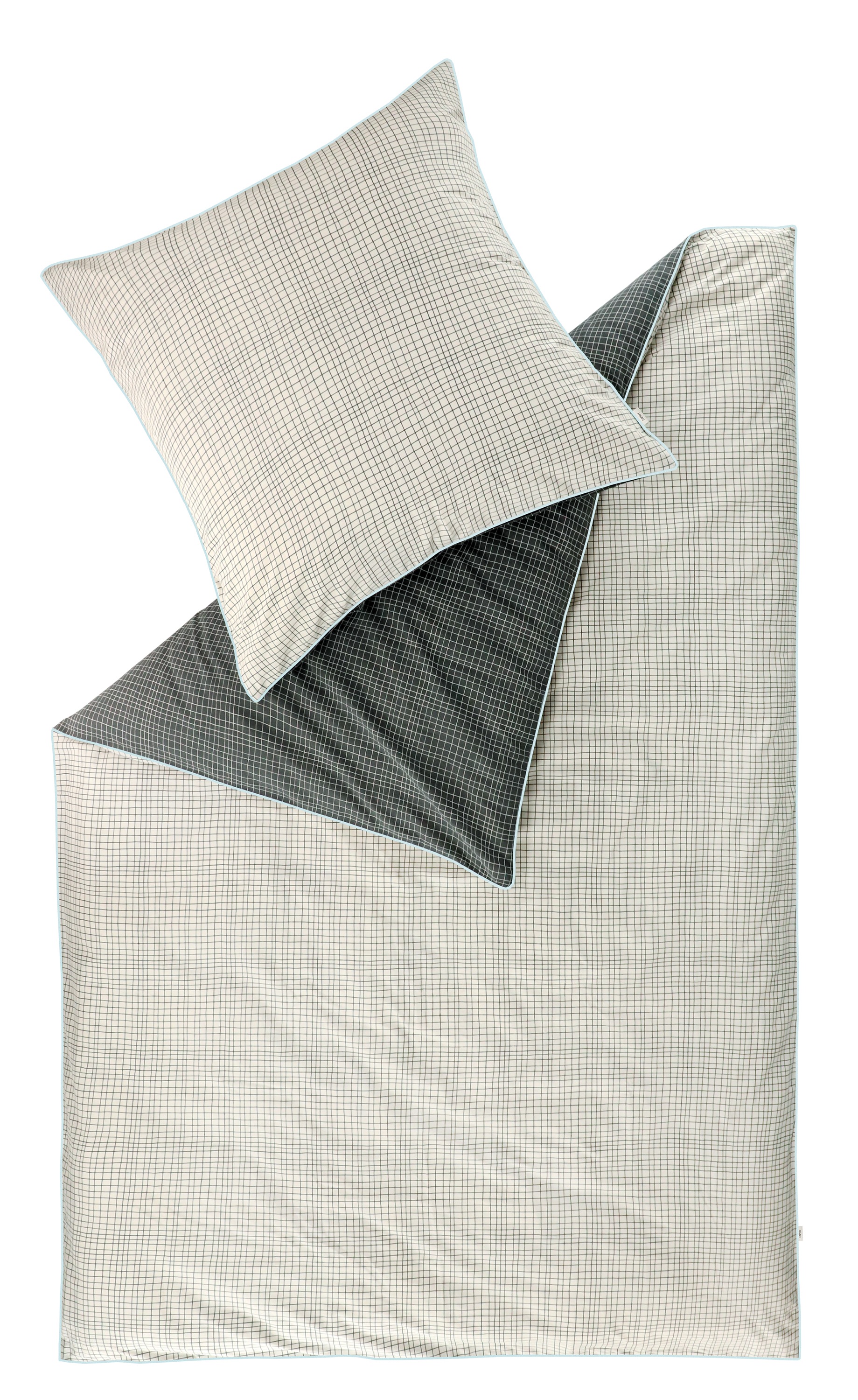 Esprit Wendebettwäsche "Grid" 2 Stk. tlg. aus reiner Baumwolle und mit effe günstig online kaufen