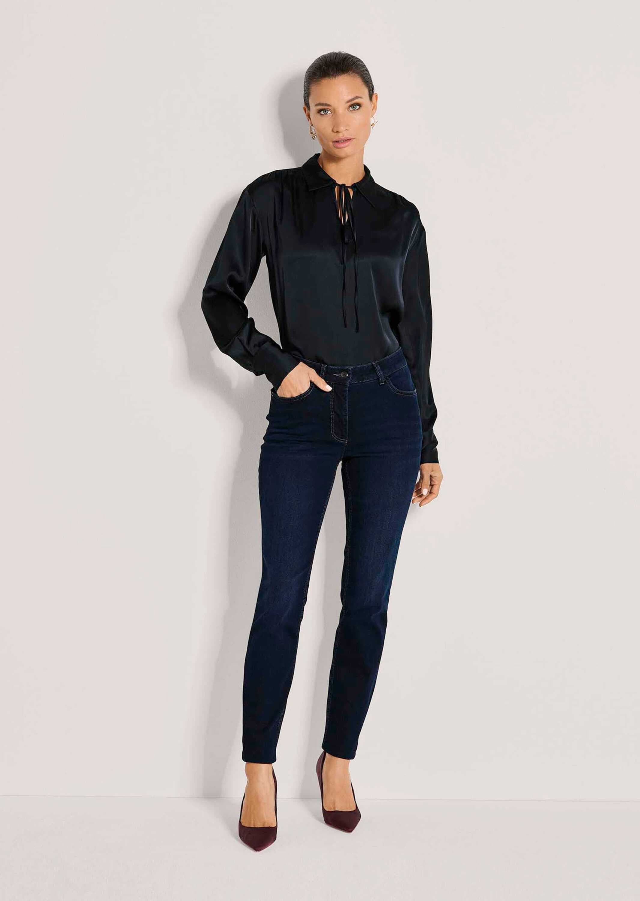 MADELEINE Regular-fit-Jeans »Hose Bequeme Skinny-Jeans aus Powerstretch«