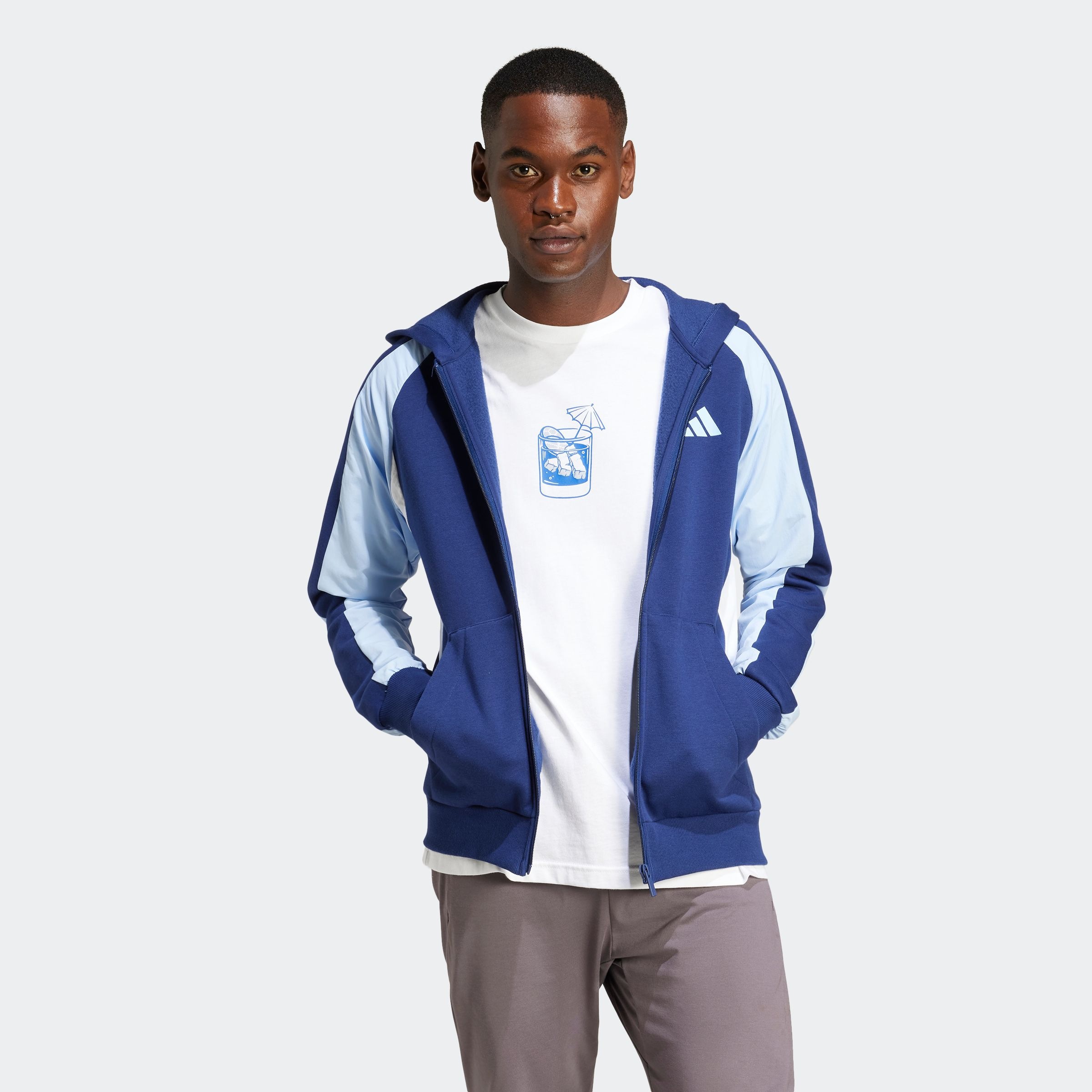 adidas Sportswear Kapuzensweatshirt »M ESS CB FZ HD«