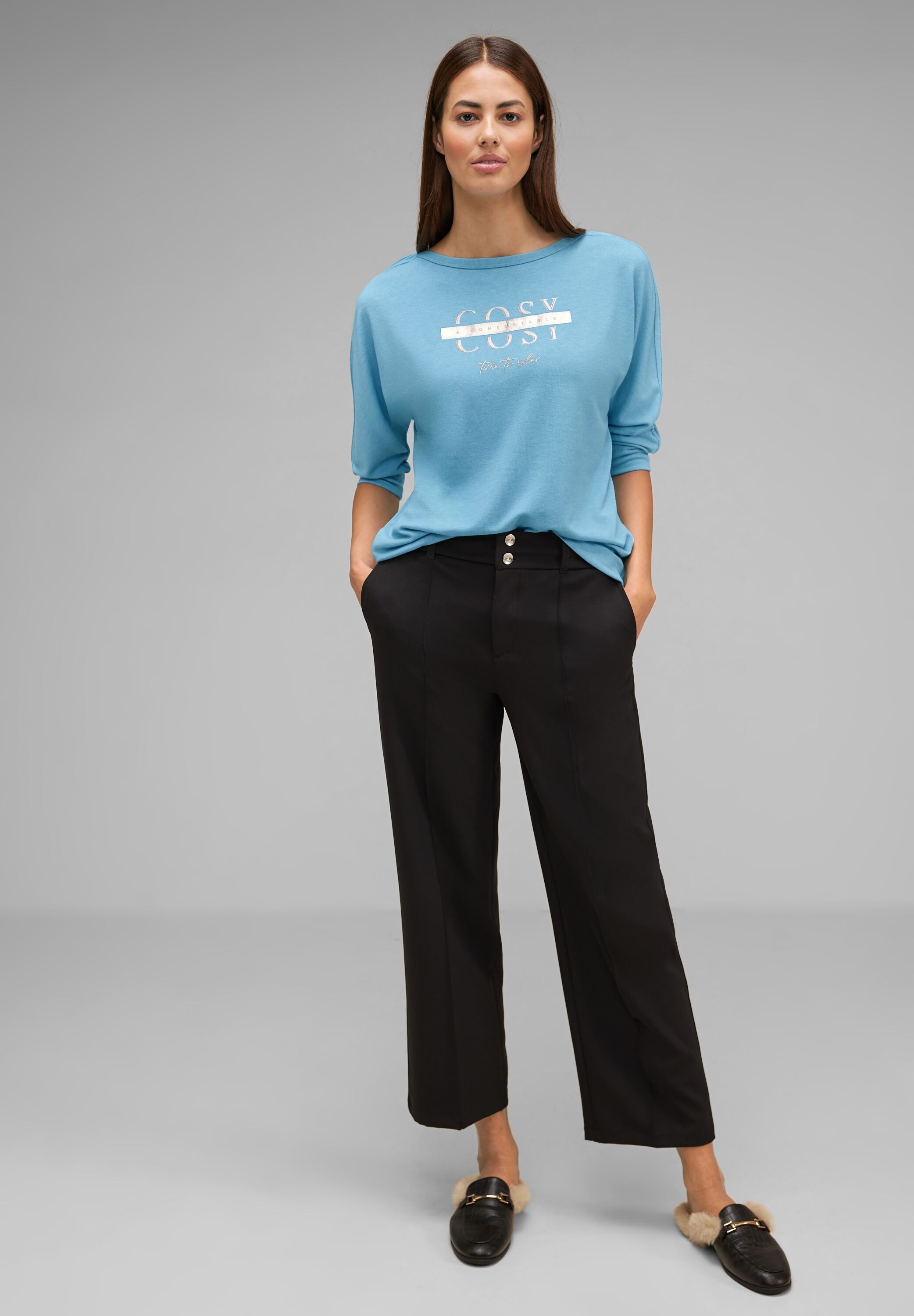 | Melange kaufen STREET BAUR 3/4-Arm-Shirt, Optik ONE online in